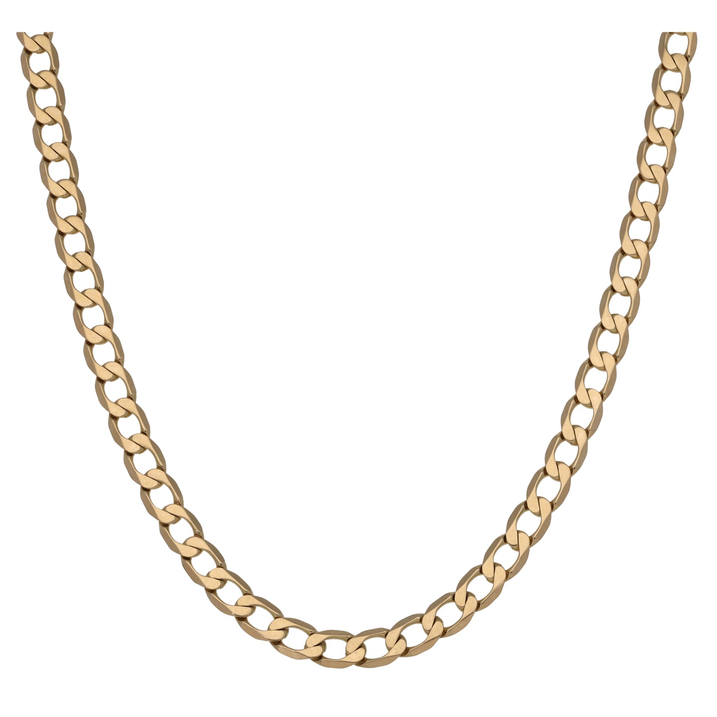 9ct Gold Curb Chain 20"