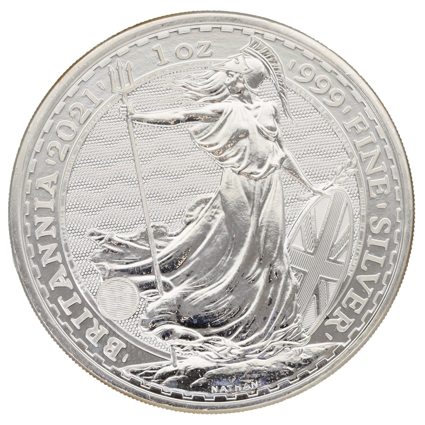 Fine Silver Queen Elizabeth II 1 OZ Britannia Coin 2021