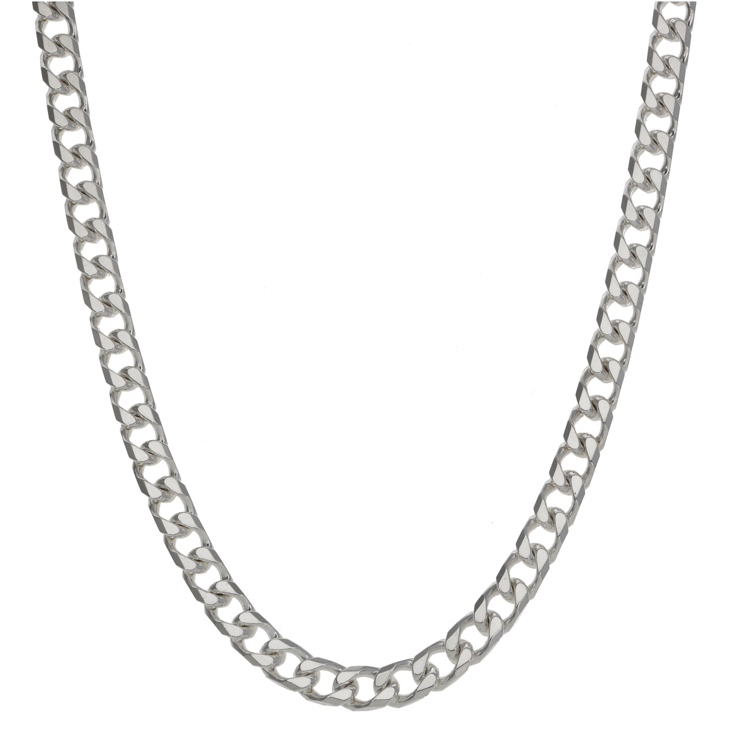Sterling Silver Curb Chain 20"