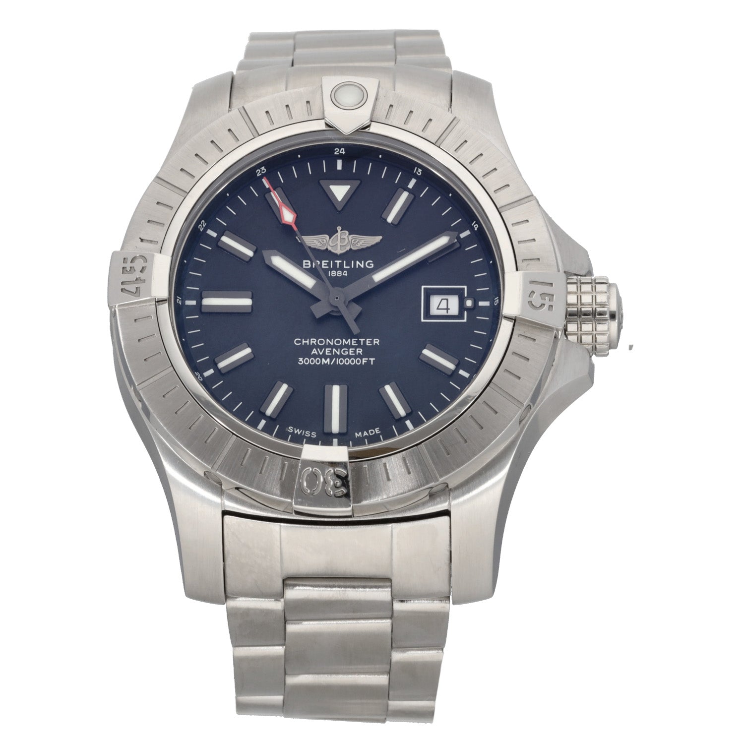 Breitling avenger blue online dial