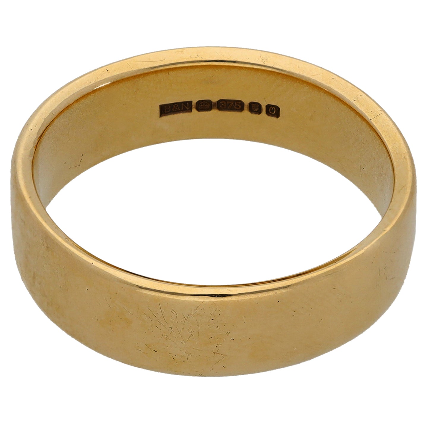 9ct Gold Plain Wedding Ring Size V