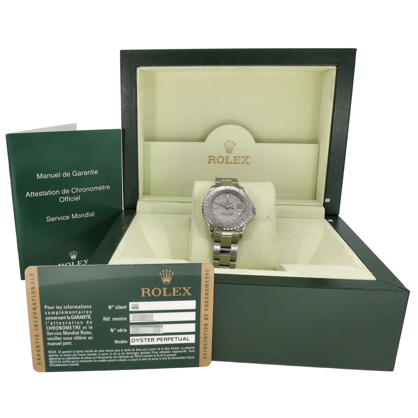 Rolex Yacht Master 169622 29mm Stainless Steel Watch