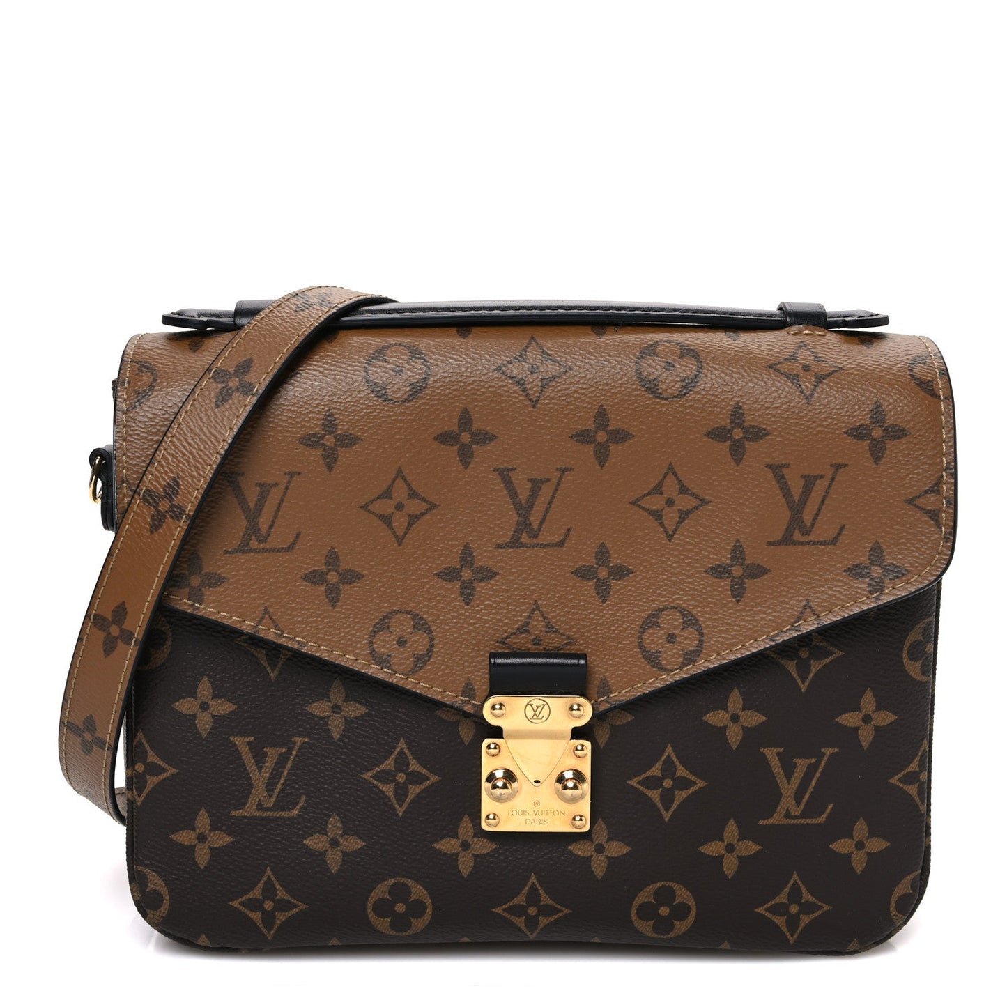 Louis Vuitton Pochette Métis Monogram Reverse Coated Canvas Bag - Brown