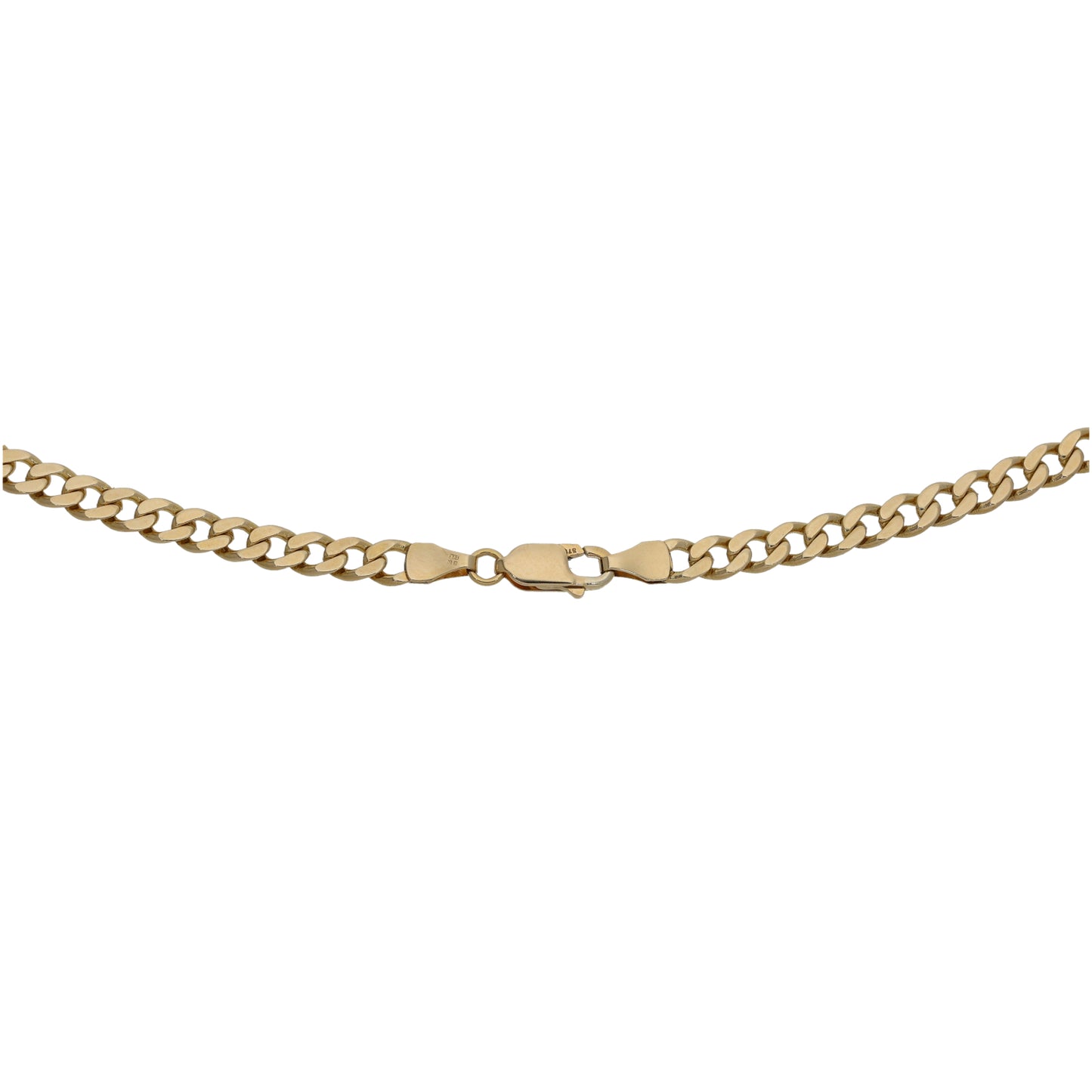 9ct Gold Curb Chain 20"