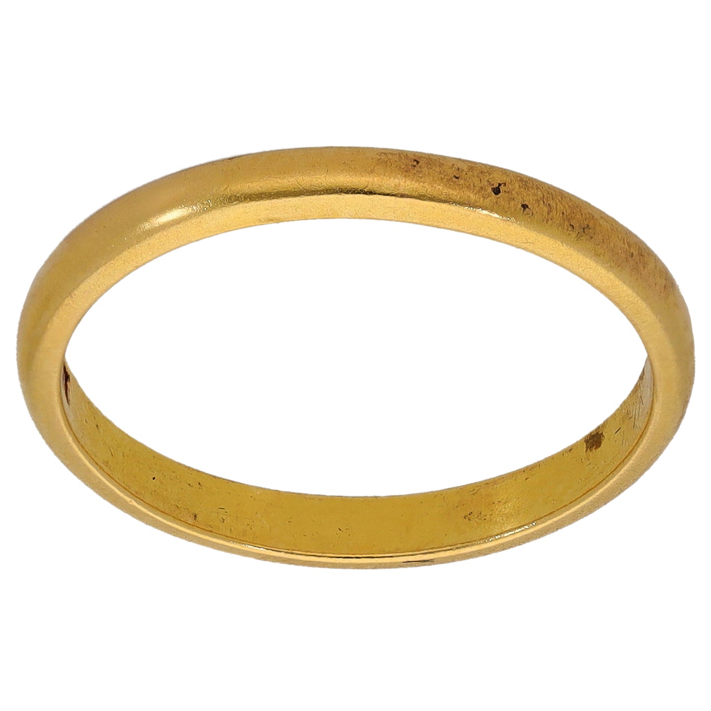 22ct Gold Plain Wedding Ring Size K