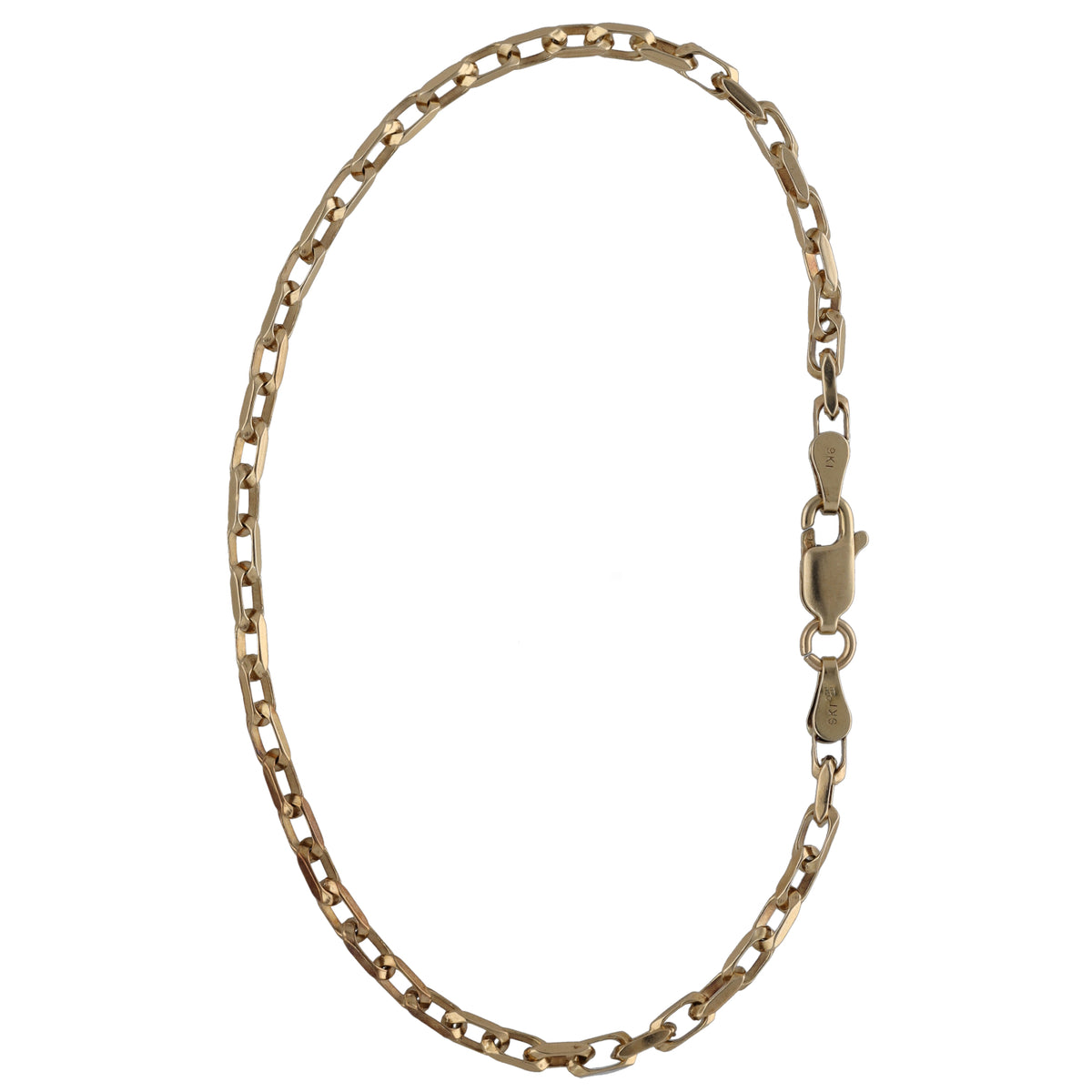 9ct Gold Trace Bracelet