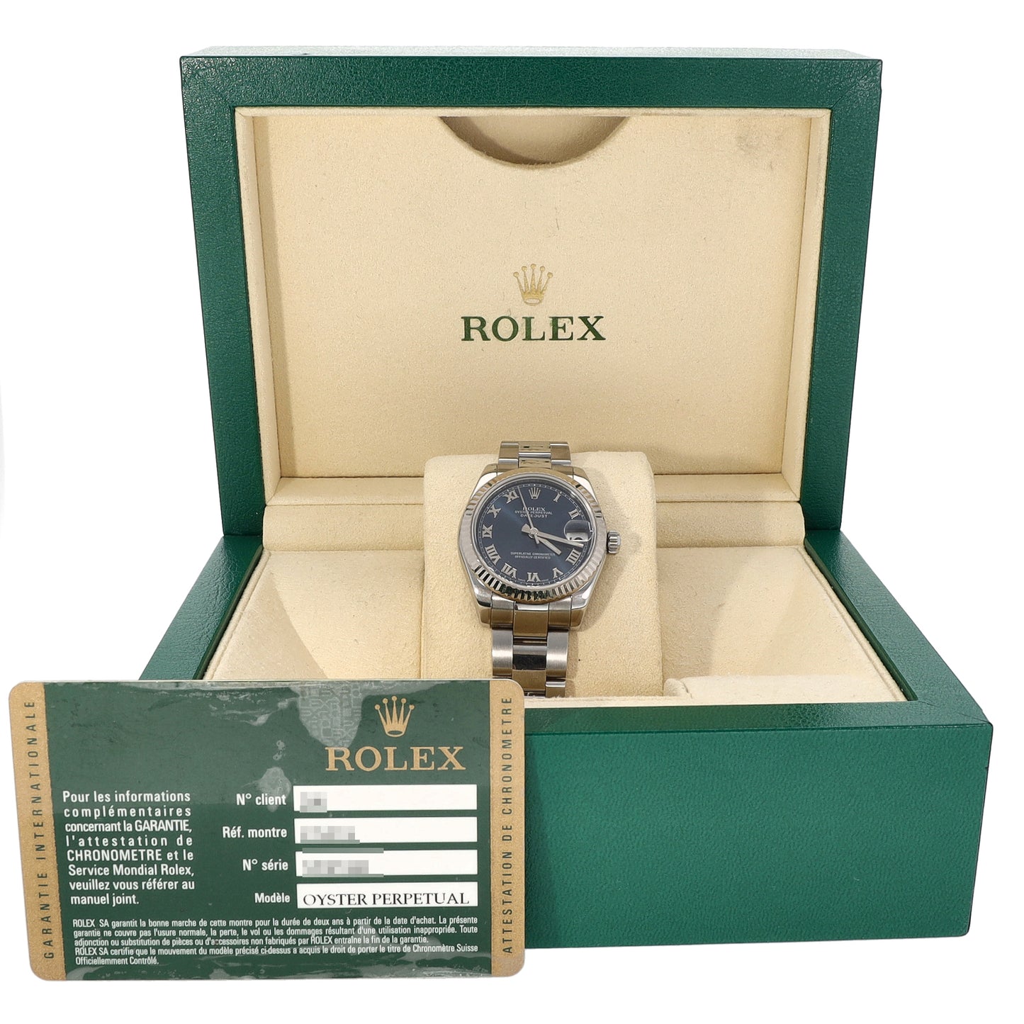 Rolex Datejust 178274 31mm Stainless Steel Watch