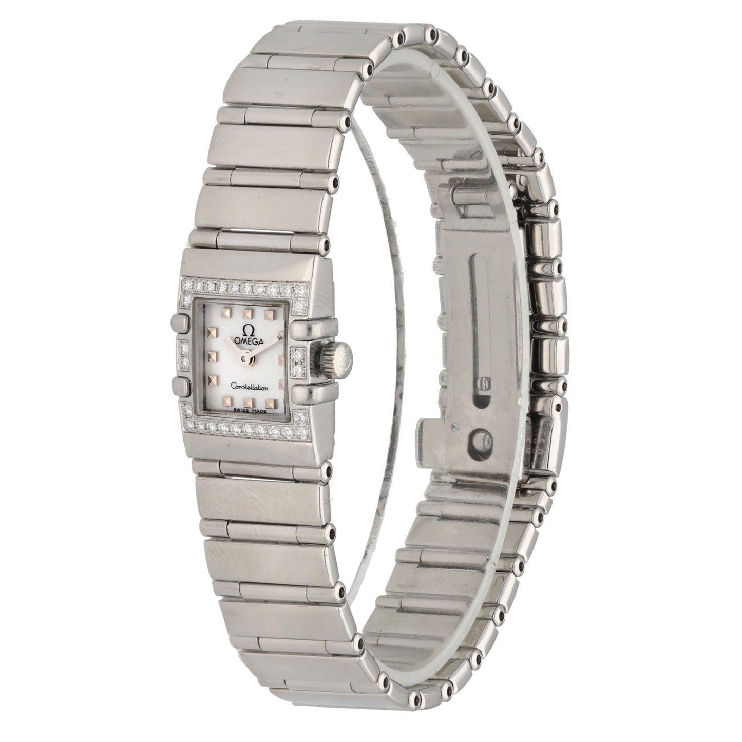 Omega Constellation Quadra 1537.71.00 20mm Stainless Steel Watch