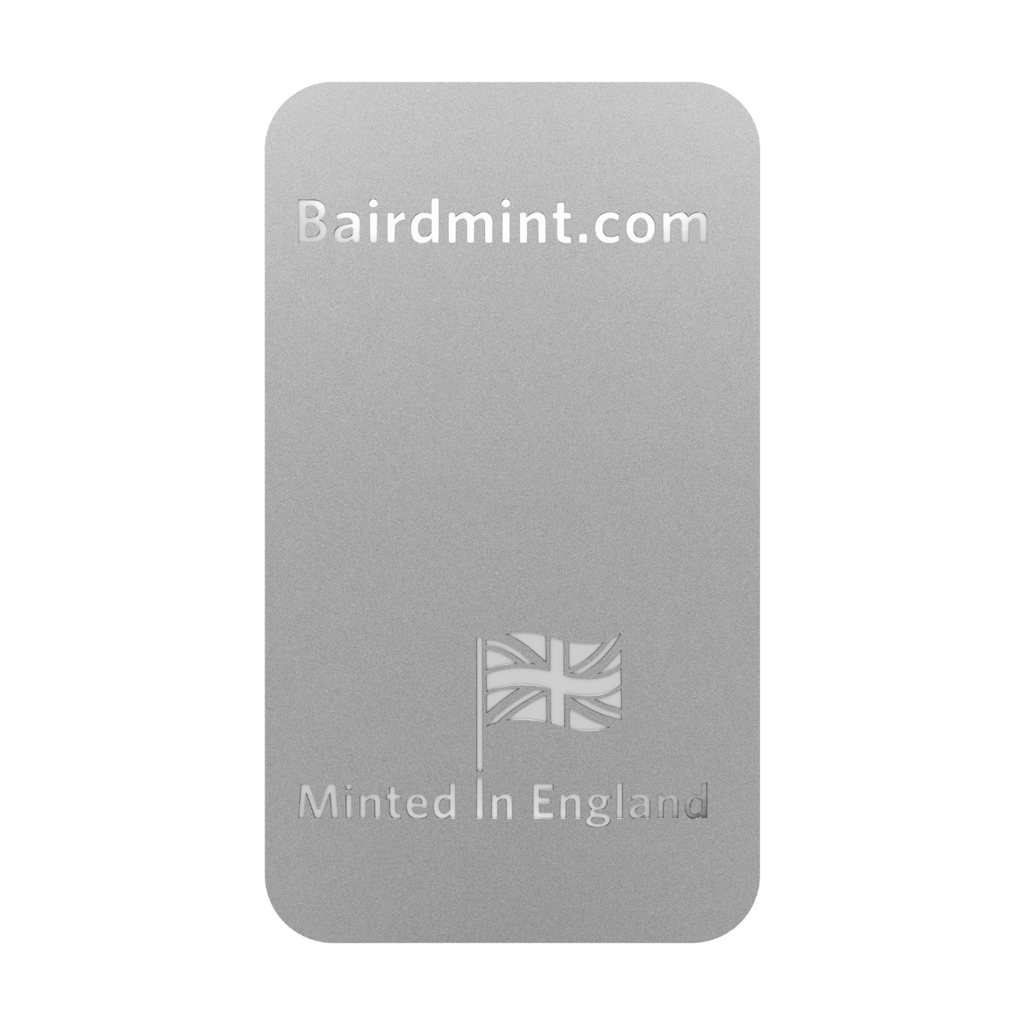 New Baird & Co Platinum 100g Minted Bar
