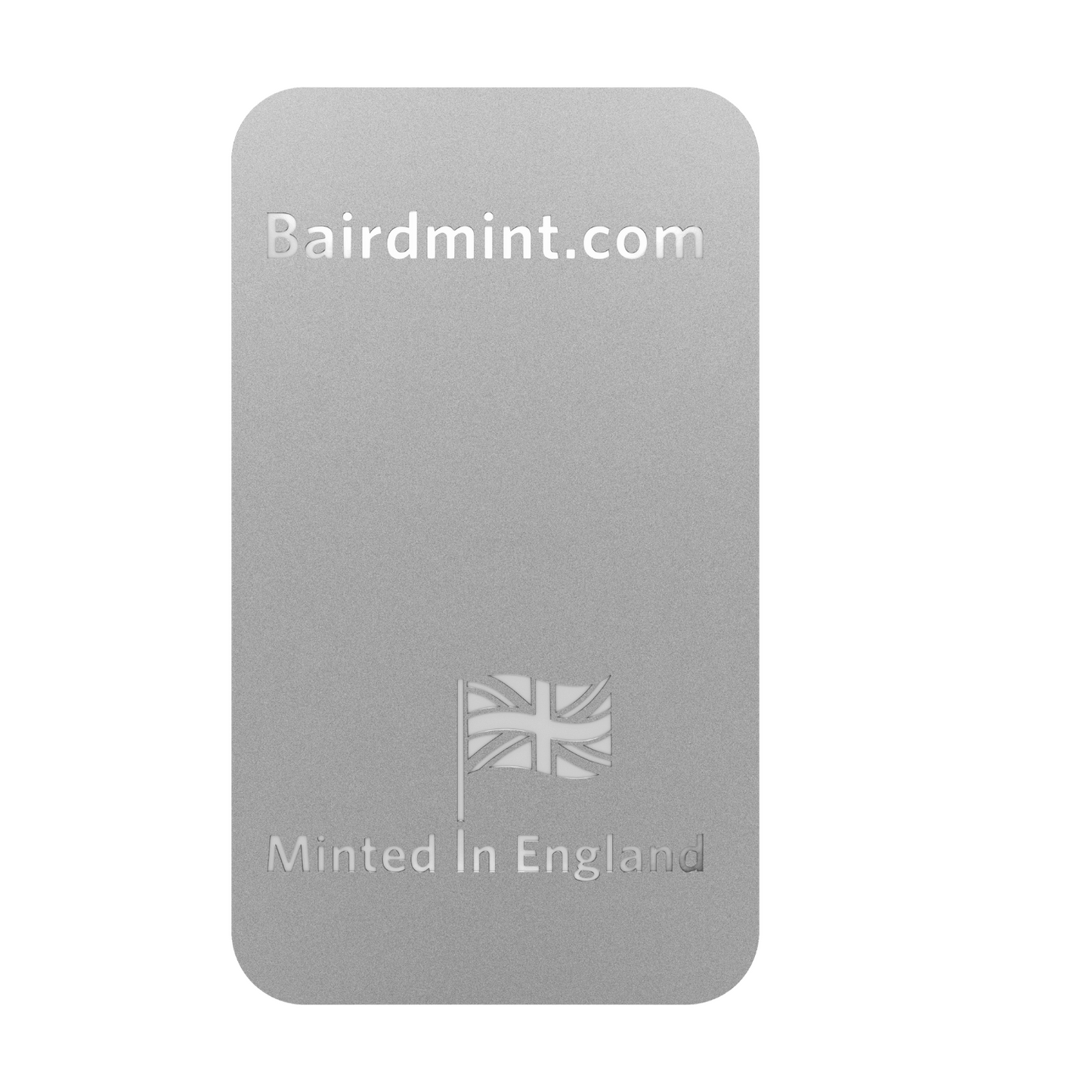 New Baird & Co Platinum 50g Minted Bar