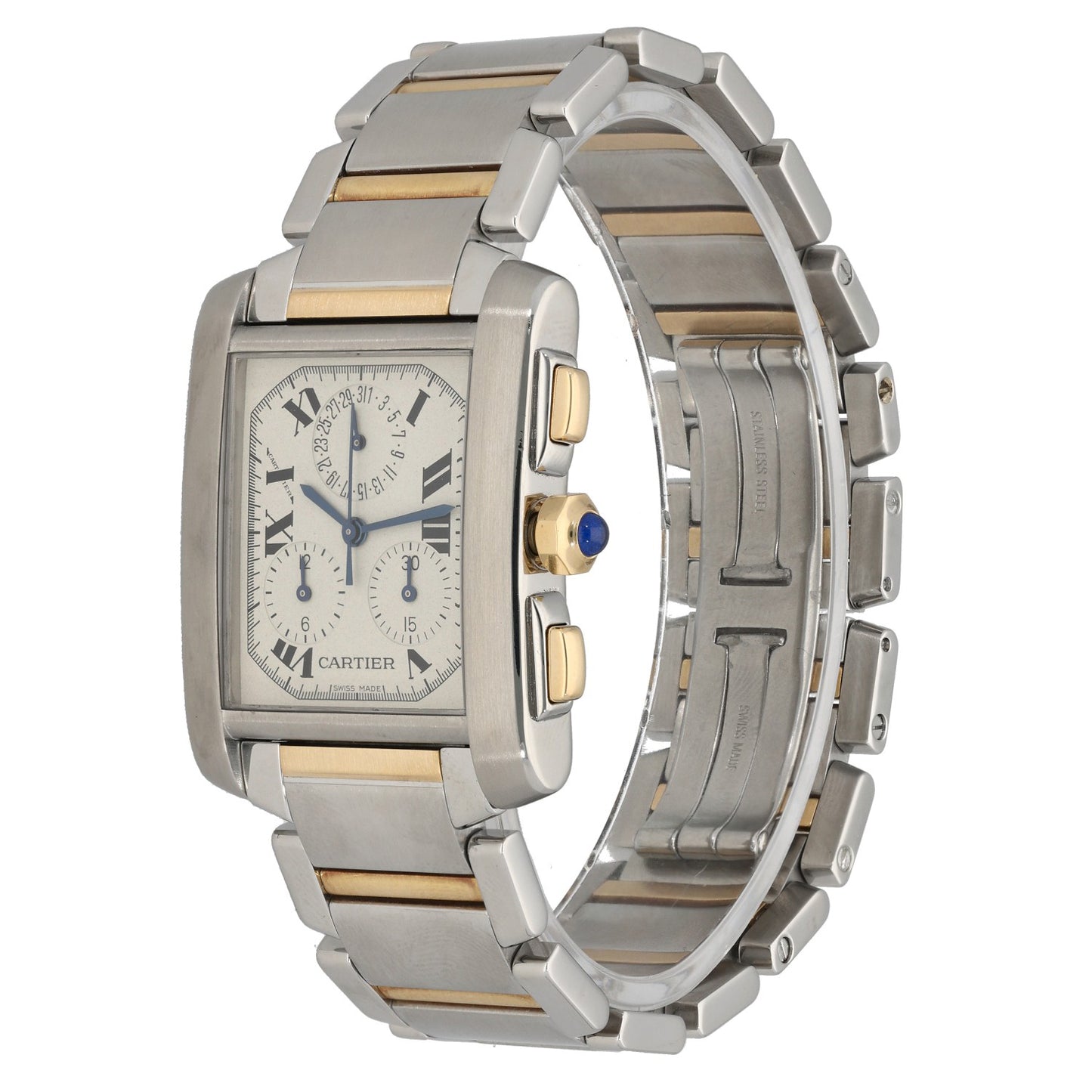 Cartier Tank Francaise W51004Q4 28mm Stainless Steel Watch