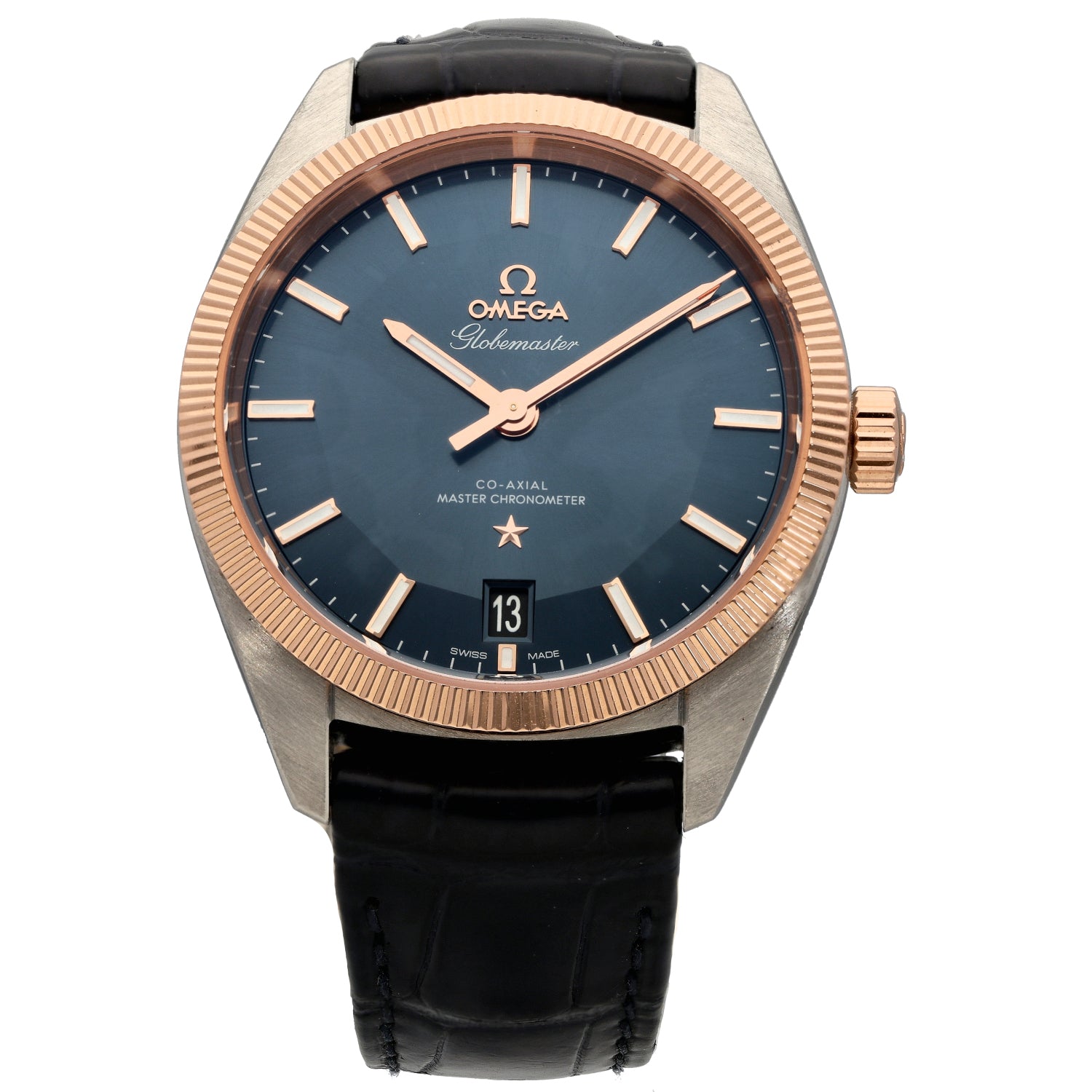Omega Constellation Globemaster Steel Watch H&T