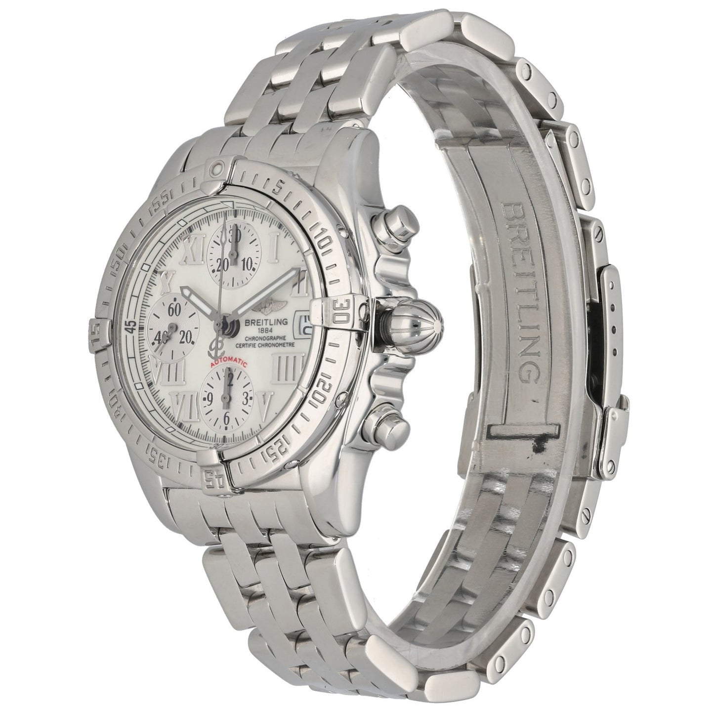 Breitling Cockpit A13358 39mm Stainless Steel Watch