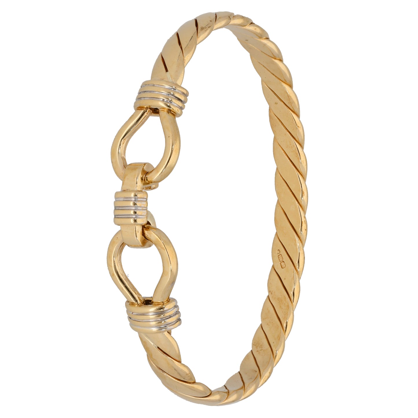 9ct Gold Hinged/Clasp Bangle
