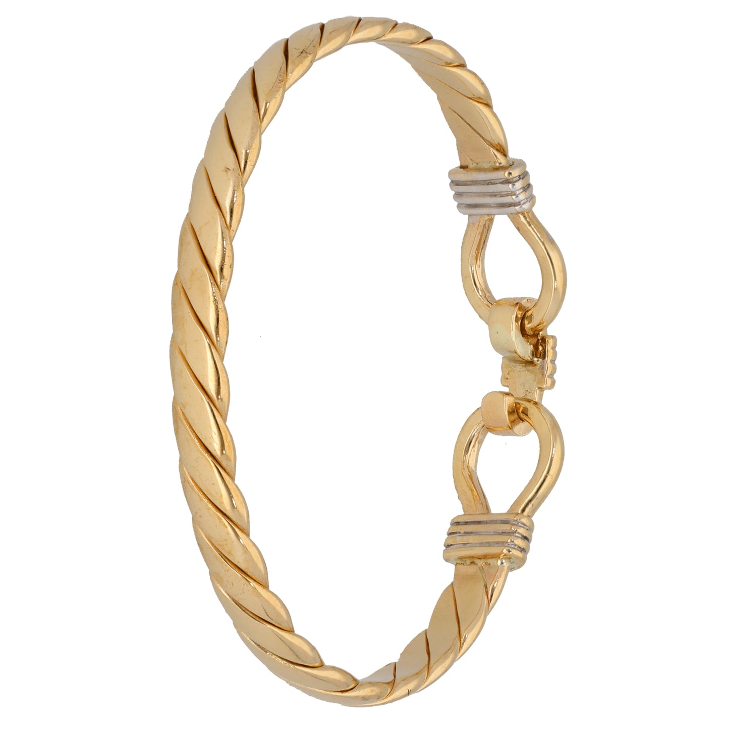 9ct Gold Hinged/Clasp Bangle