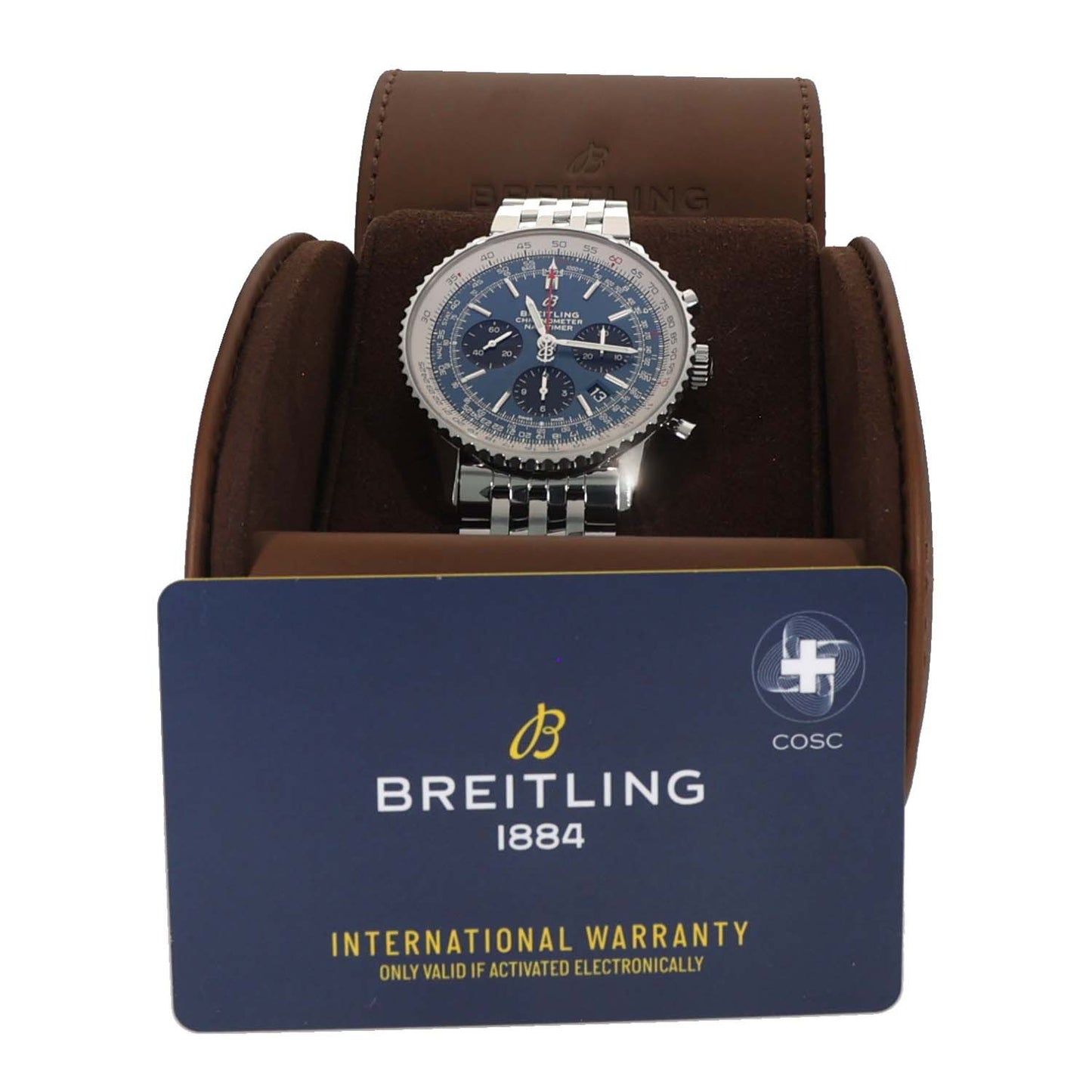 Breitling Navitimer 01 AB0121 43mm Stainless Steel Watch
