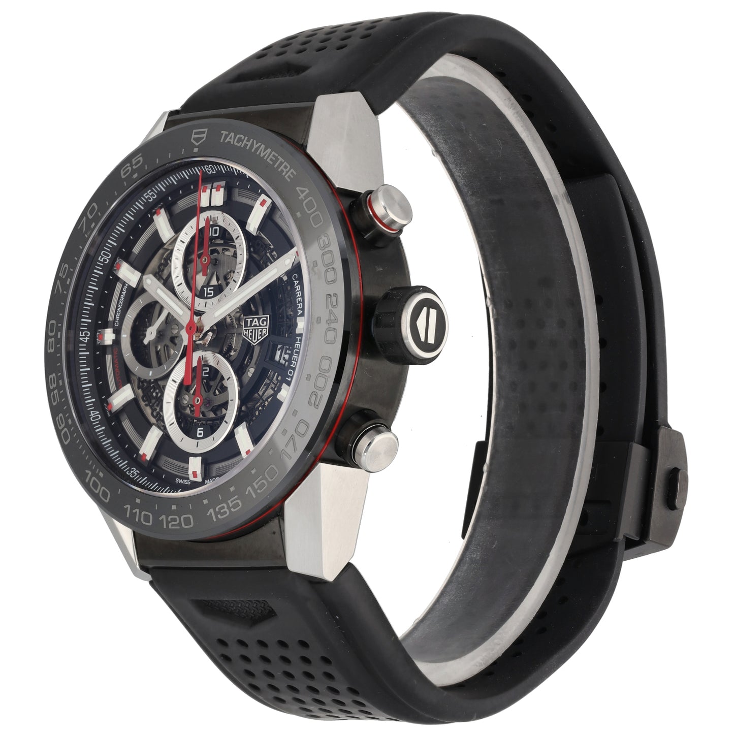 Tag Heuer Carrera CAR2A1Z-0 45mm PVD Stainless Steel Watch