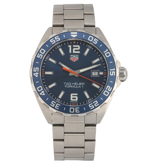 Tag Heuer Formula 1 WAZ1010 43mm Stainless Steel Watch
