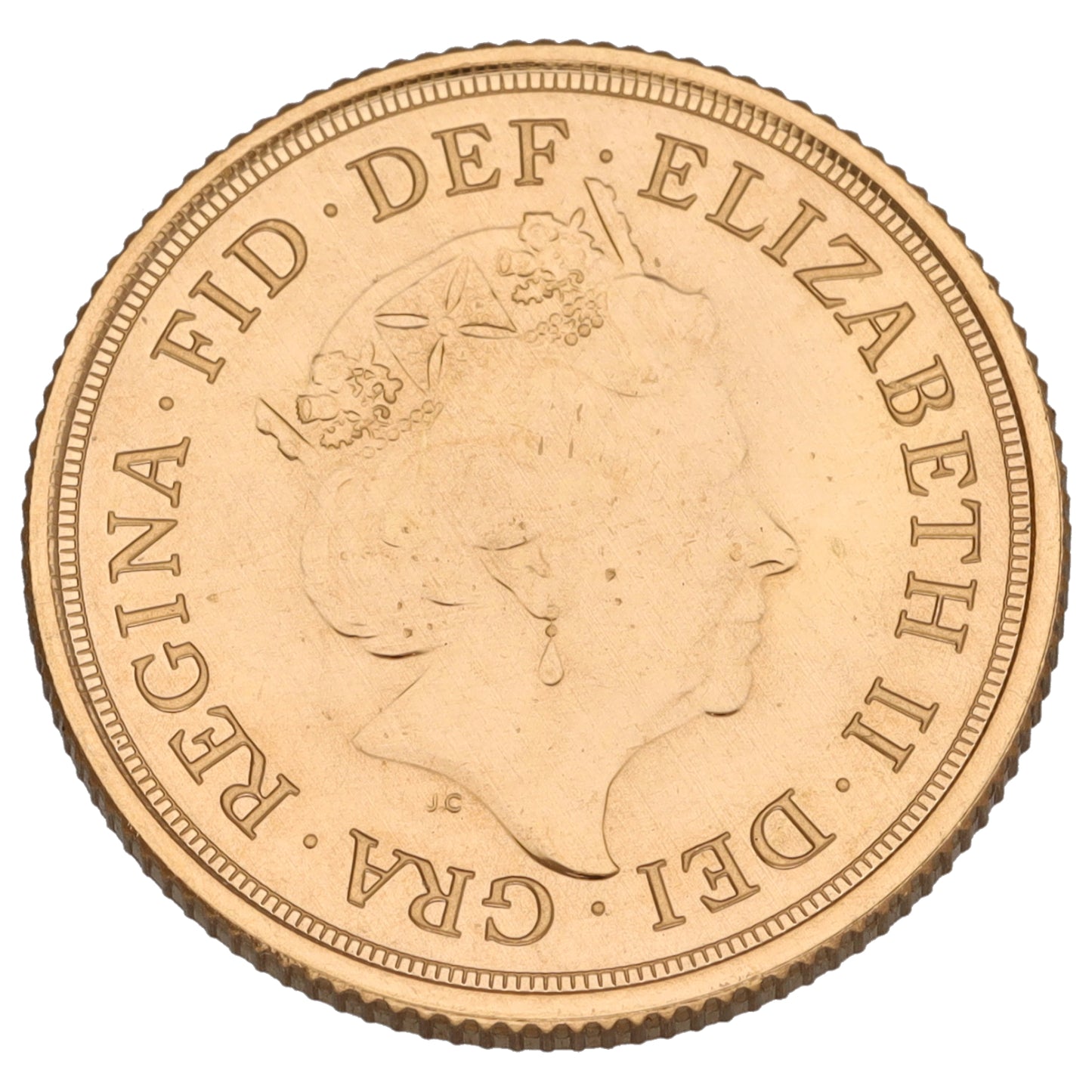 22ct Gold Queen Elizabeth II Full Sovereign Coin 2018