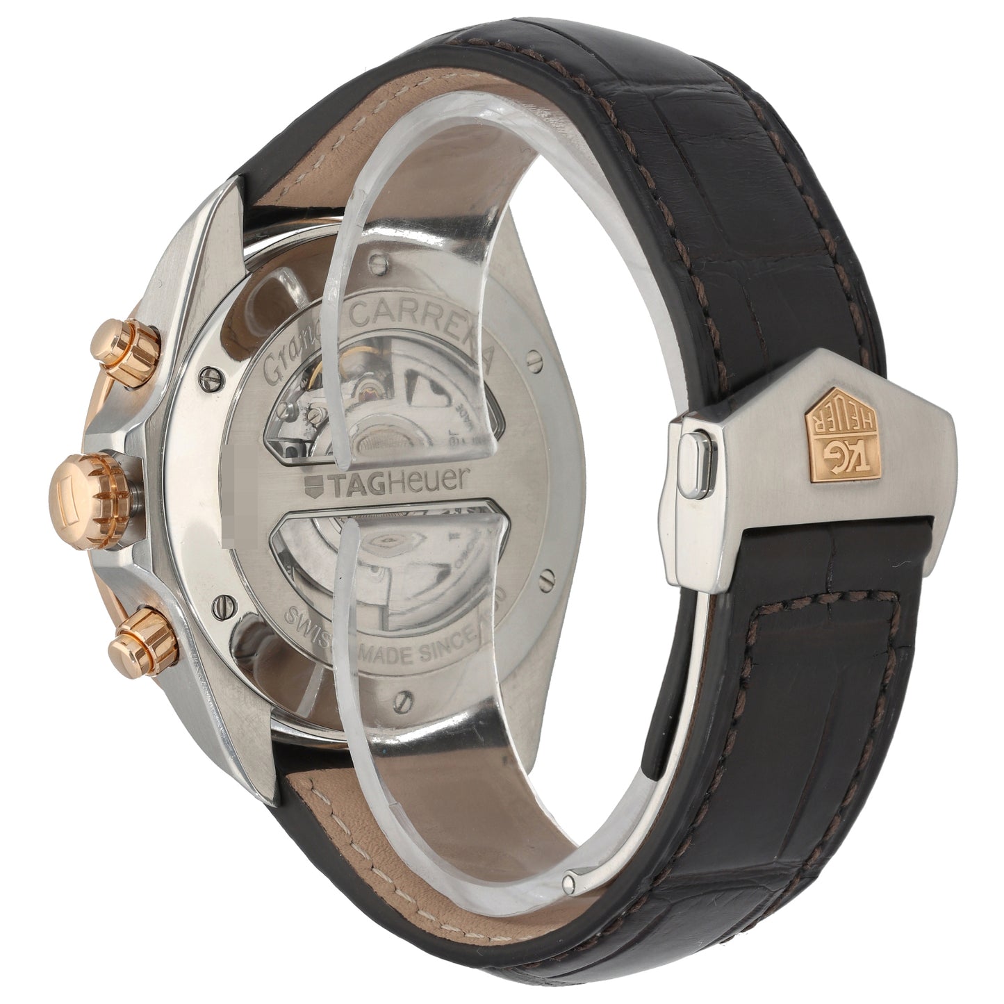 Tag Heuer Grand Carrera CAV515B 43mm Bi-Colour Watch