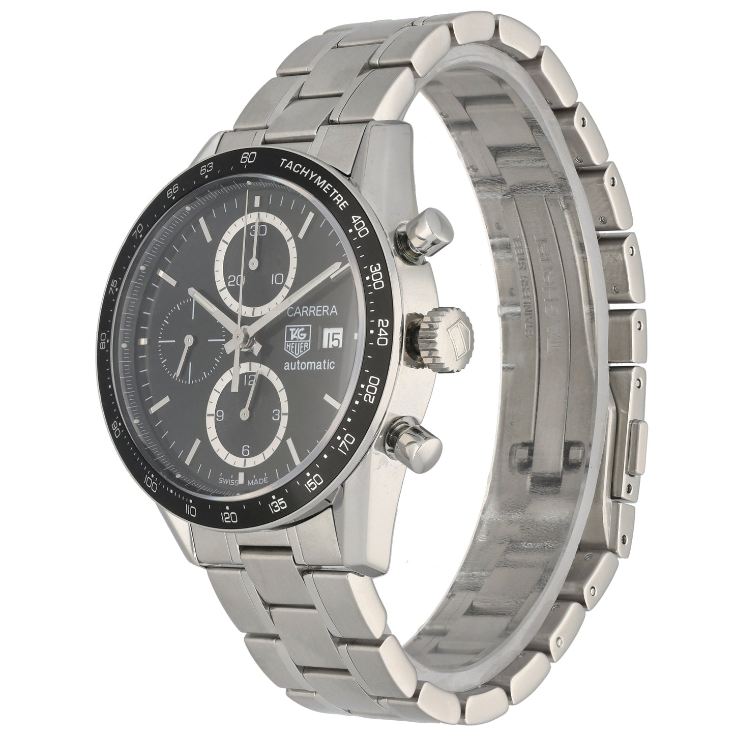 Tag Heuer Carrera CV2010-3 41mm Stainless Steel Watch