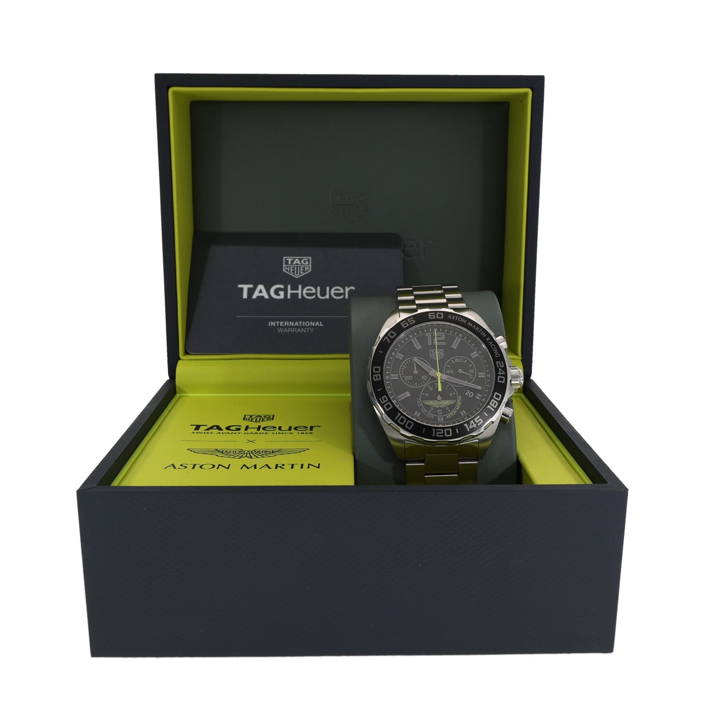 Tag Heuer Formula 1 Aston Martin CAZ101P 43mm Stainless Steel Watch