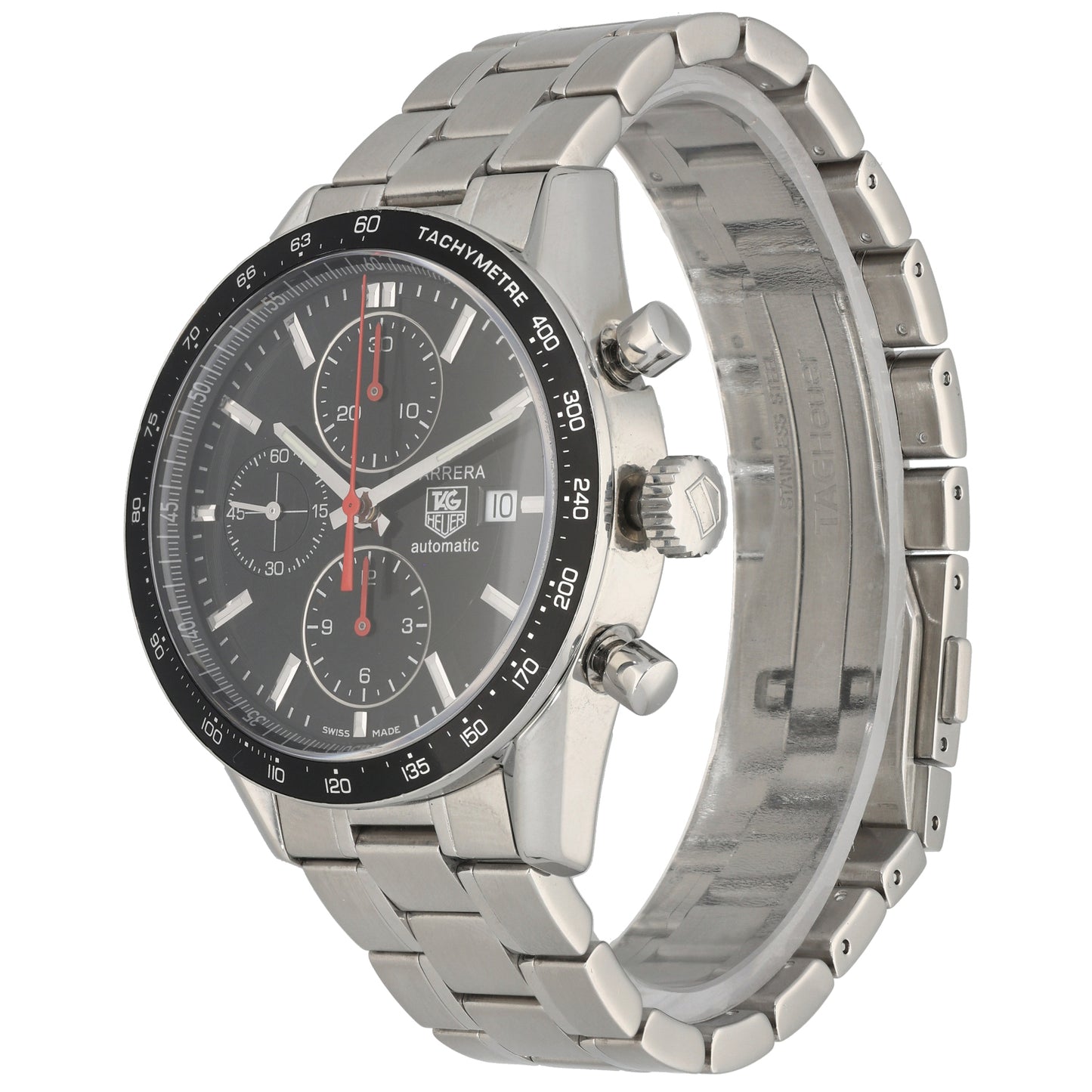 Tag Heuer Carrera CV2014-3 41mm Stainless Steel Watch