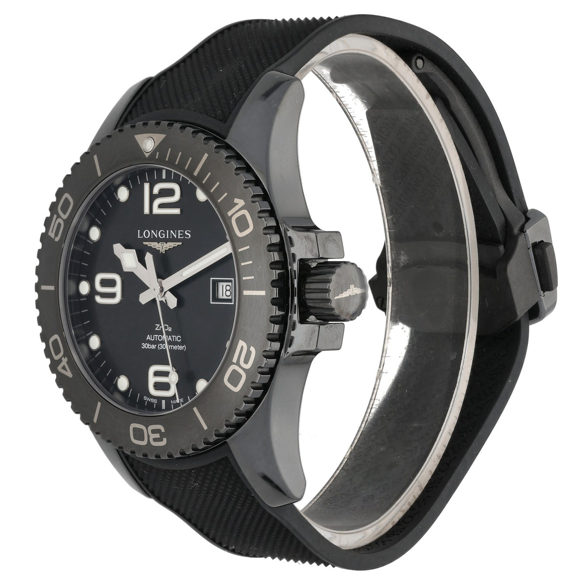 Longines Hydro Conquest L3.784.4 43mm Ceramic Watch
