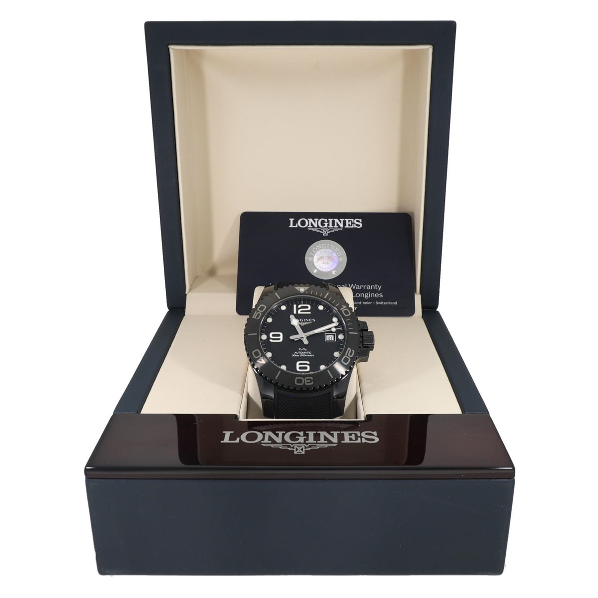 Longines Hydro Conquest L3.784.4 43mm Ceramic Watch
