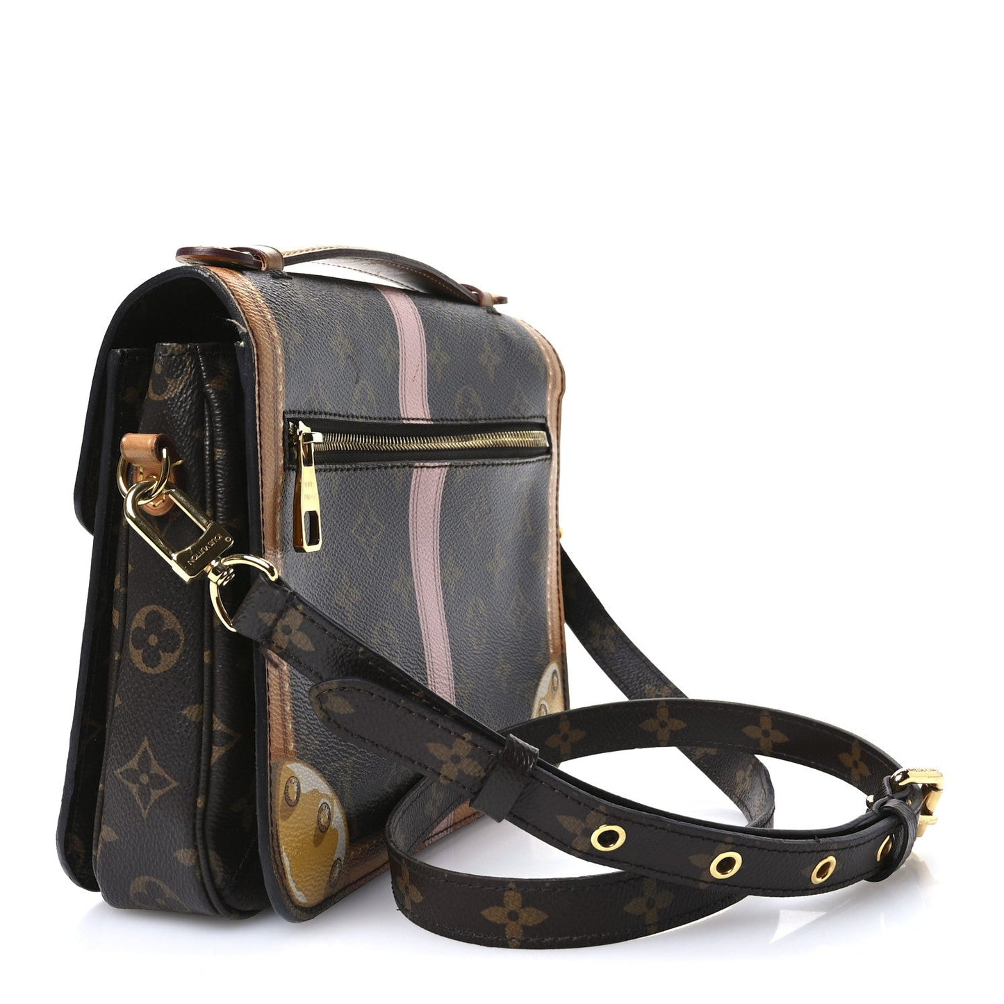 Louis Vuitton Summer Trunk Pochette Metis Monogram Leather - Brown