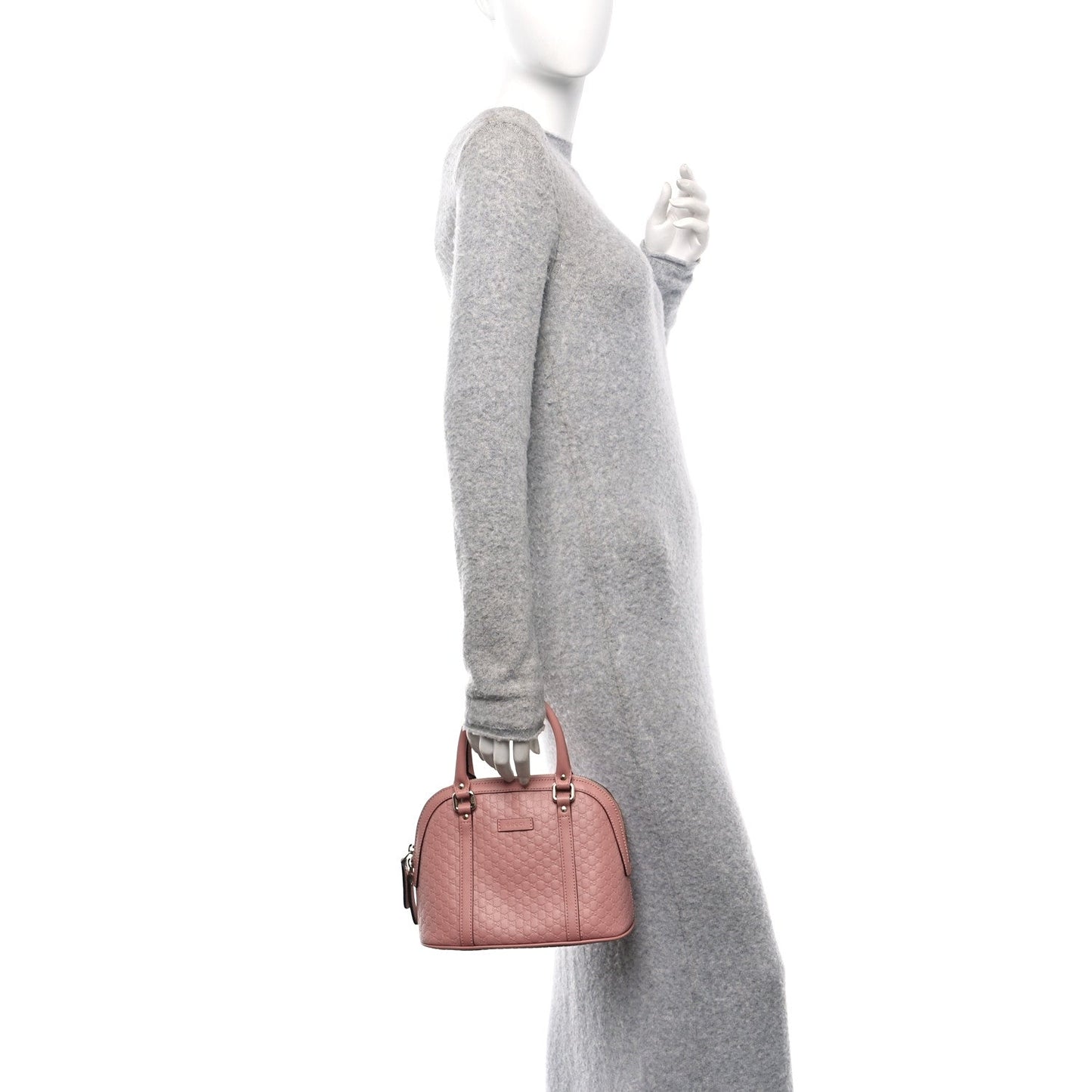 Gucci Mini Dome Microguccissima Leather Bag - Soft Pink