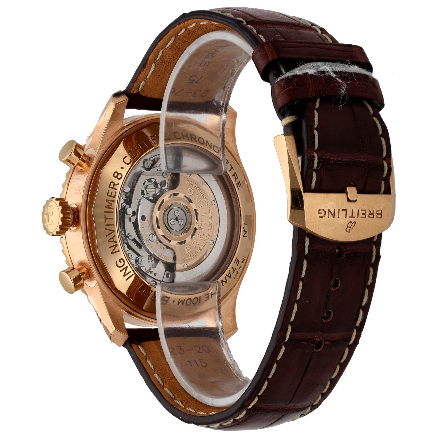 Breitling Aviator 8 RB0117 43mm Gold Watch