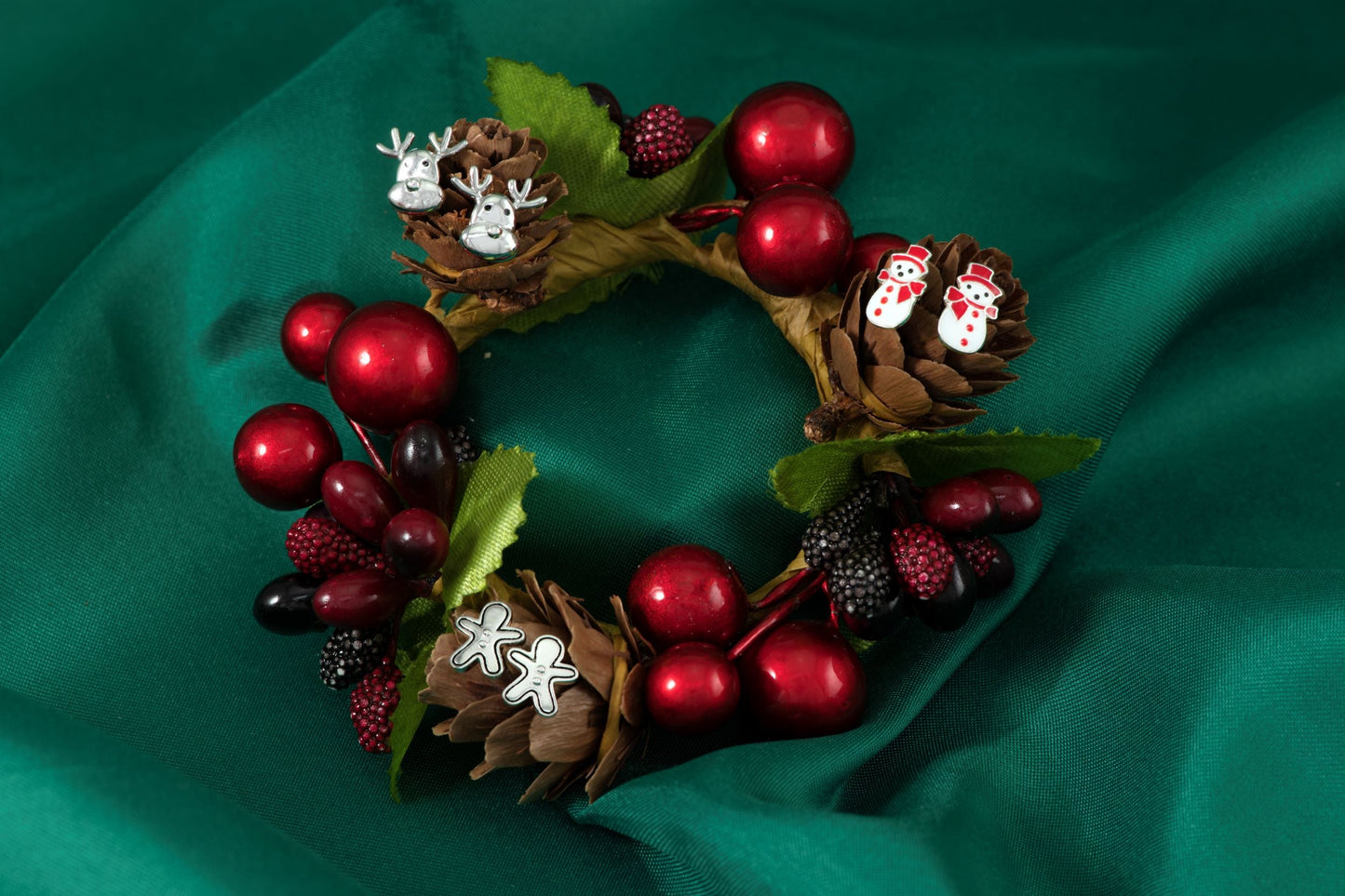 New Sterling Silver Reindeer Stud Earrings
