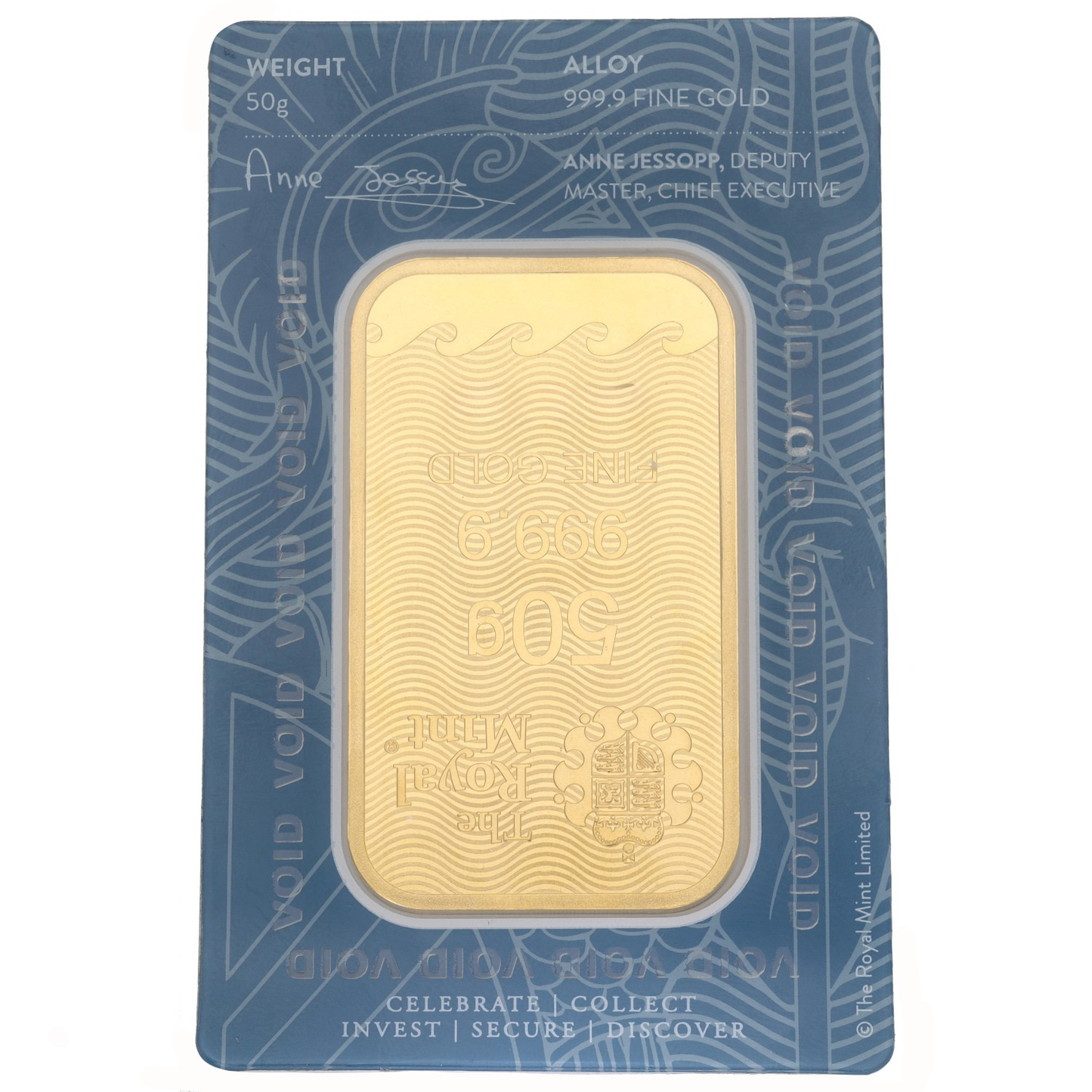 24ct 50g Gold Bar