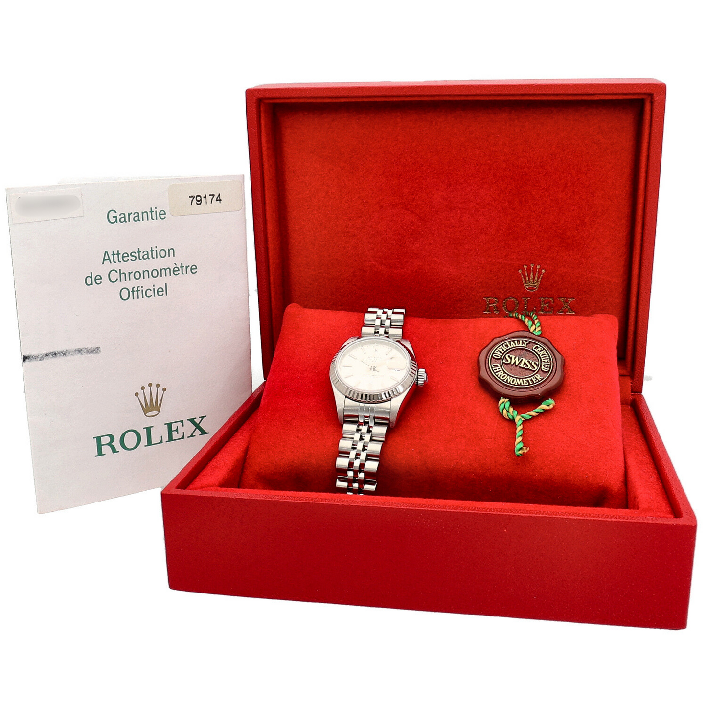 Rolex Lady Datejust 79174 26mm Stainless Steel Watch