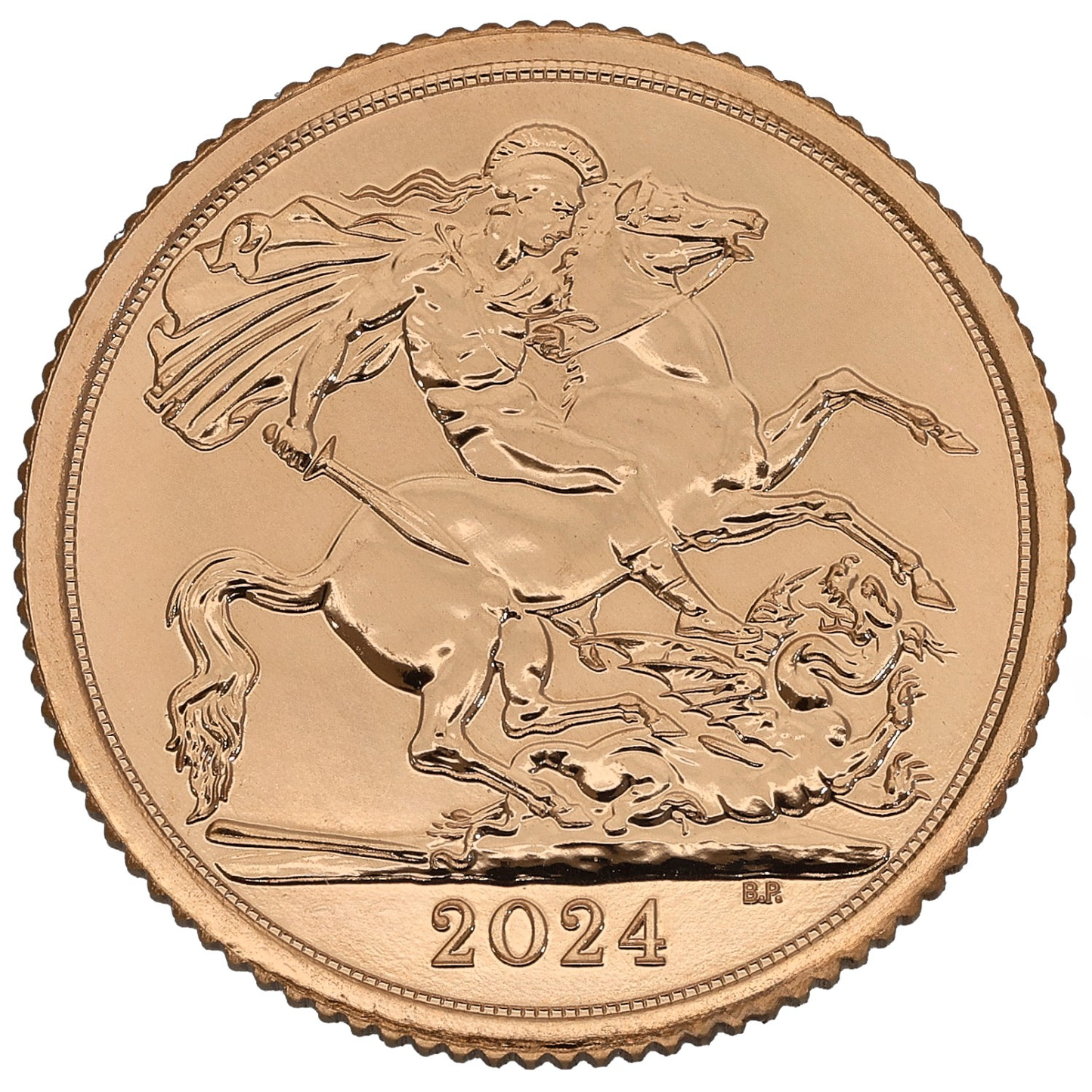 New 22ct Gold King Charles III / Queen Elizabeth II Half Sovereign Coin - Various Years