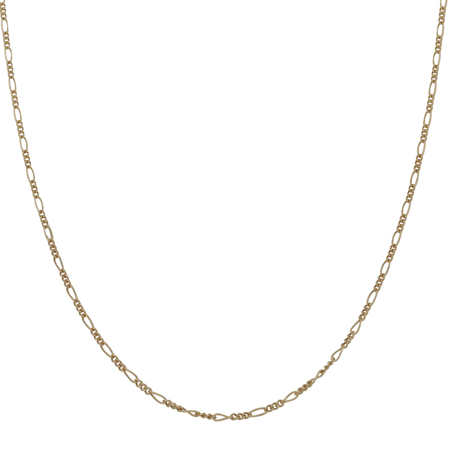 New 9ct Gold Figaro Chain 16"