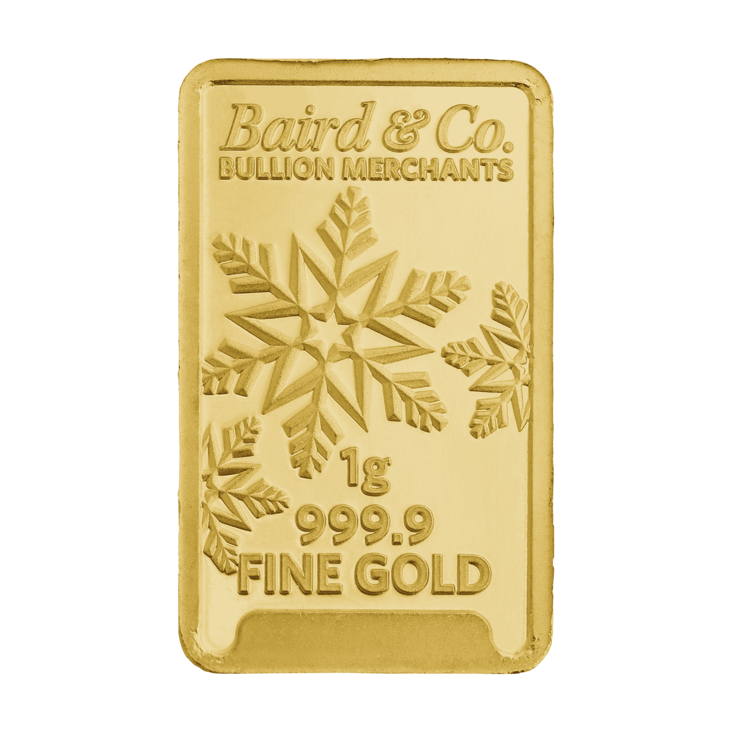 New 24ct 1g Christmas Gold Bar