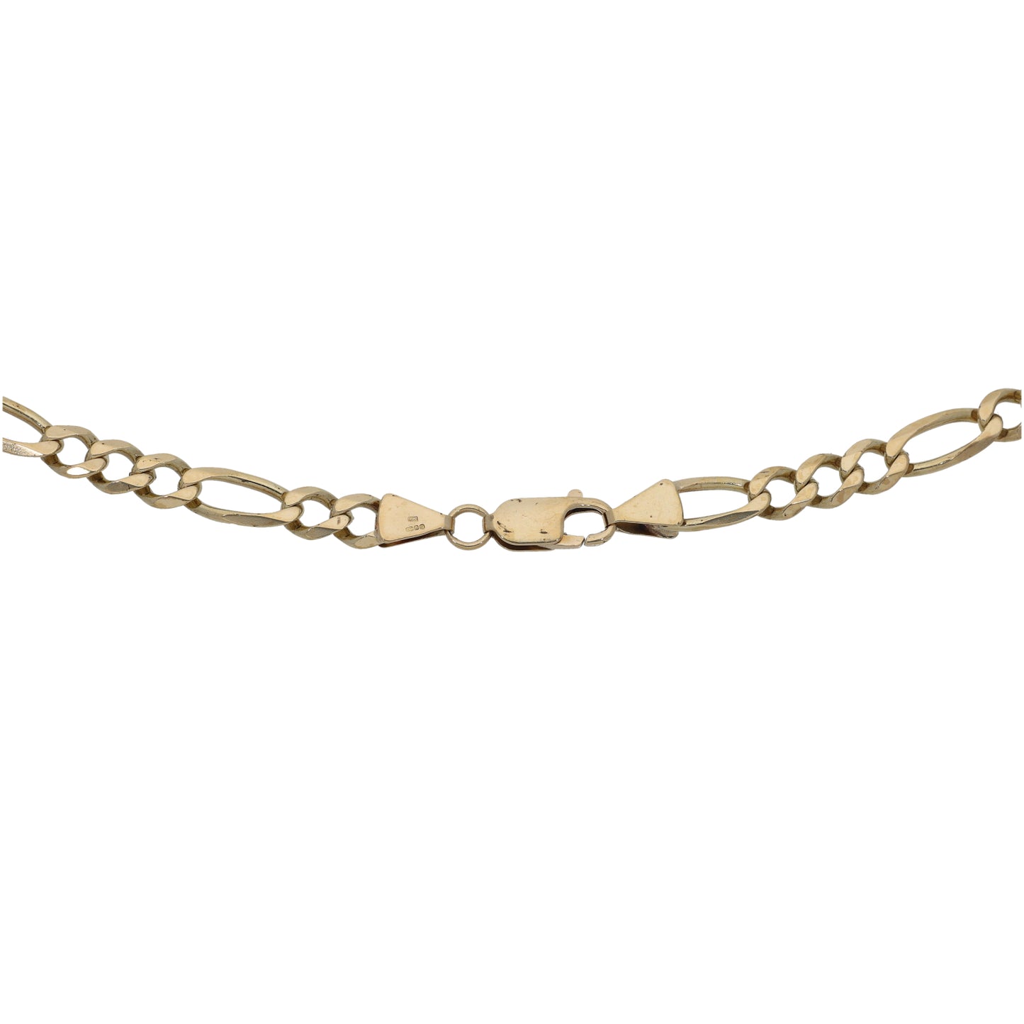 9ct Gold Figaro Chain 18"