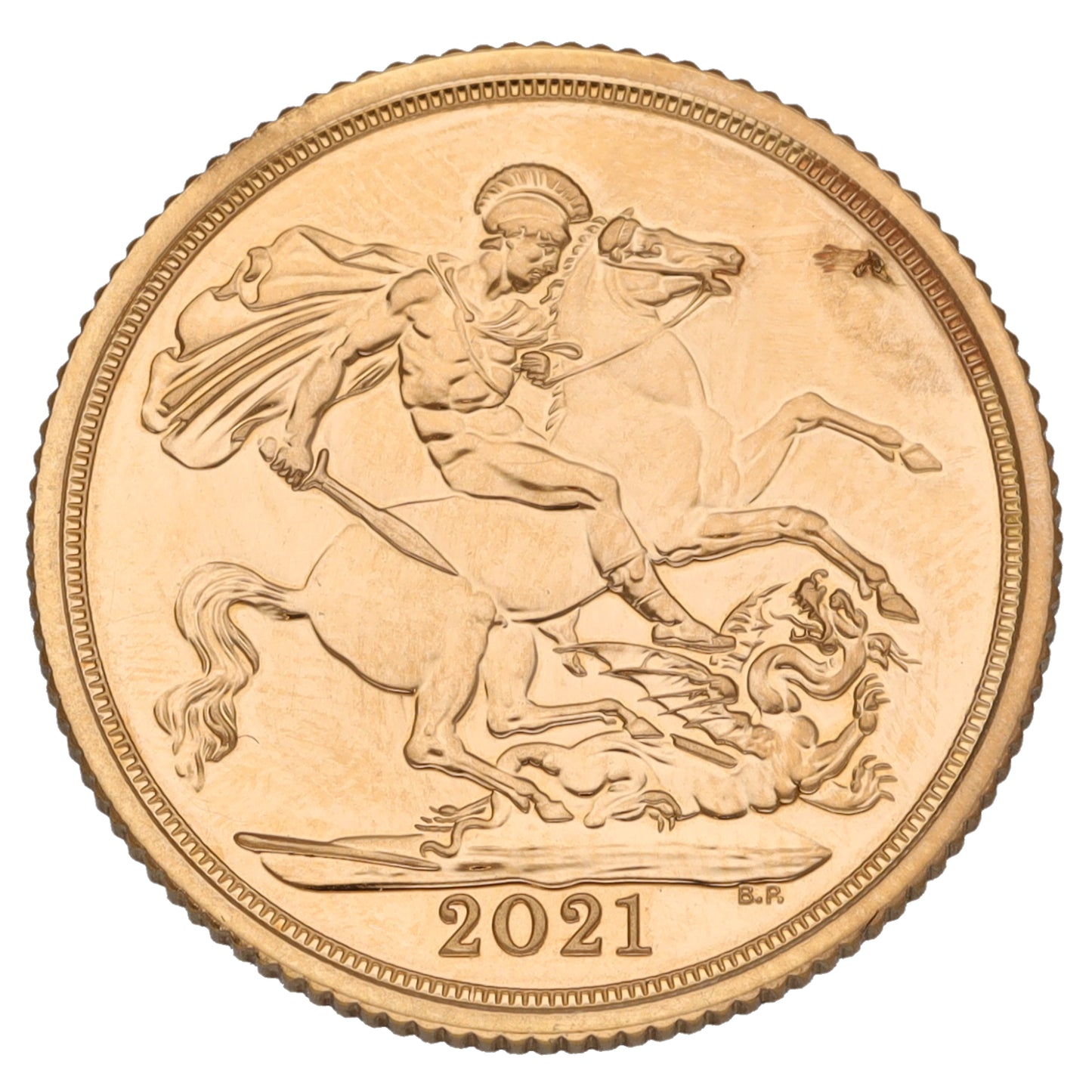22ct Gold Queen Elizabeth II Full Sovereign Coin 2021