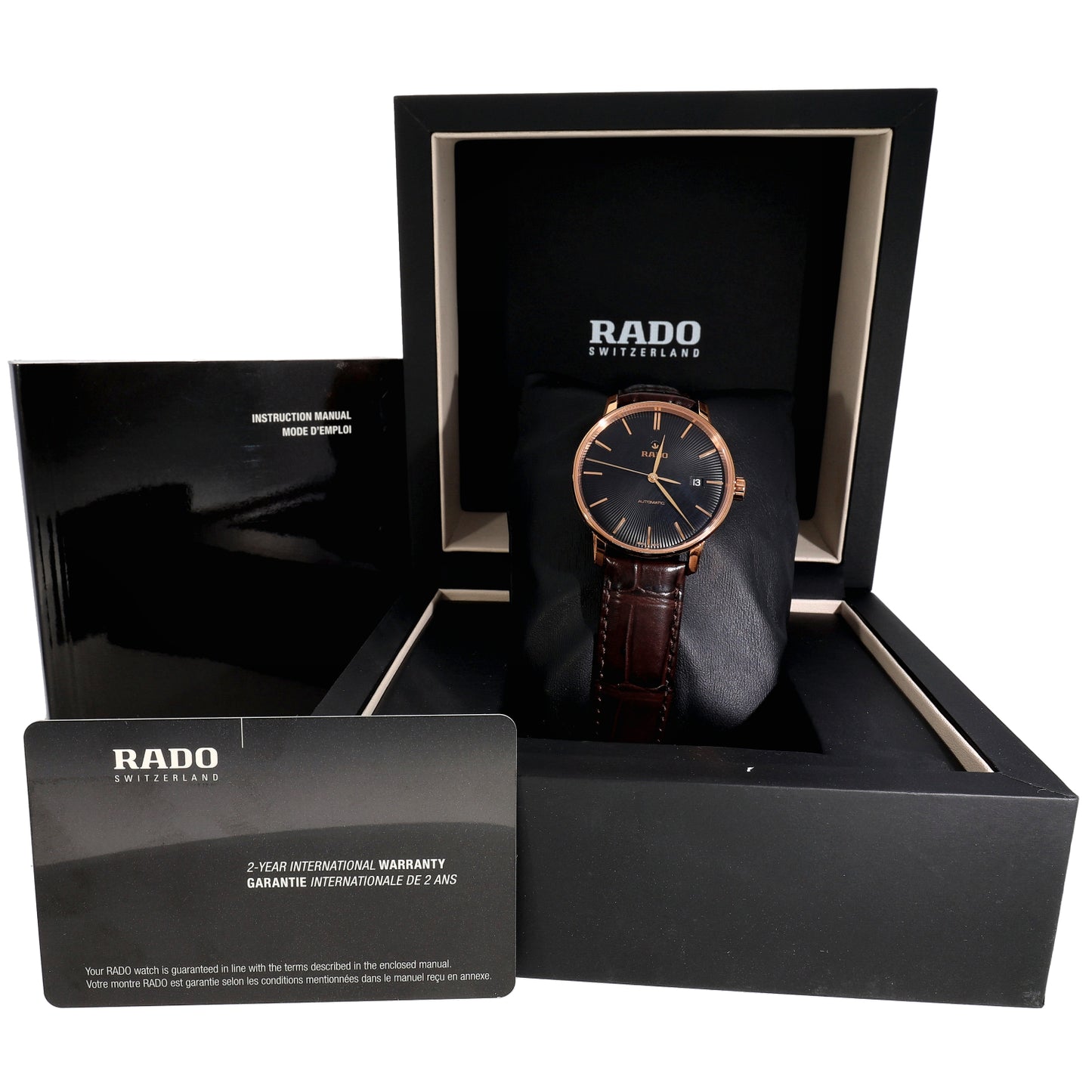 Rado Coupole 763.3861.2 37.7mm Gold Plated Watch