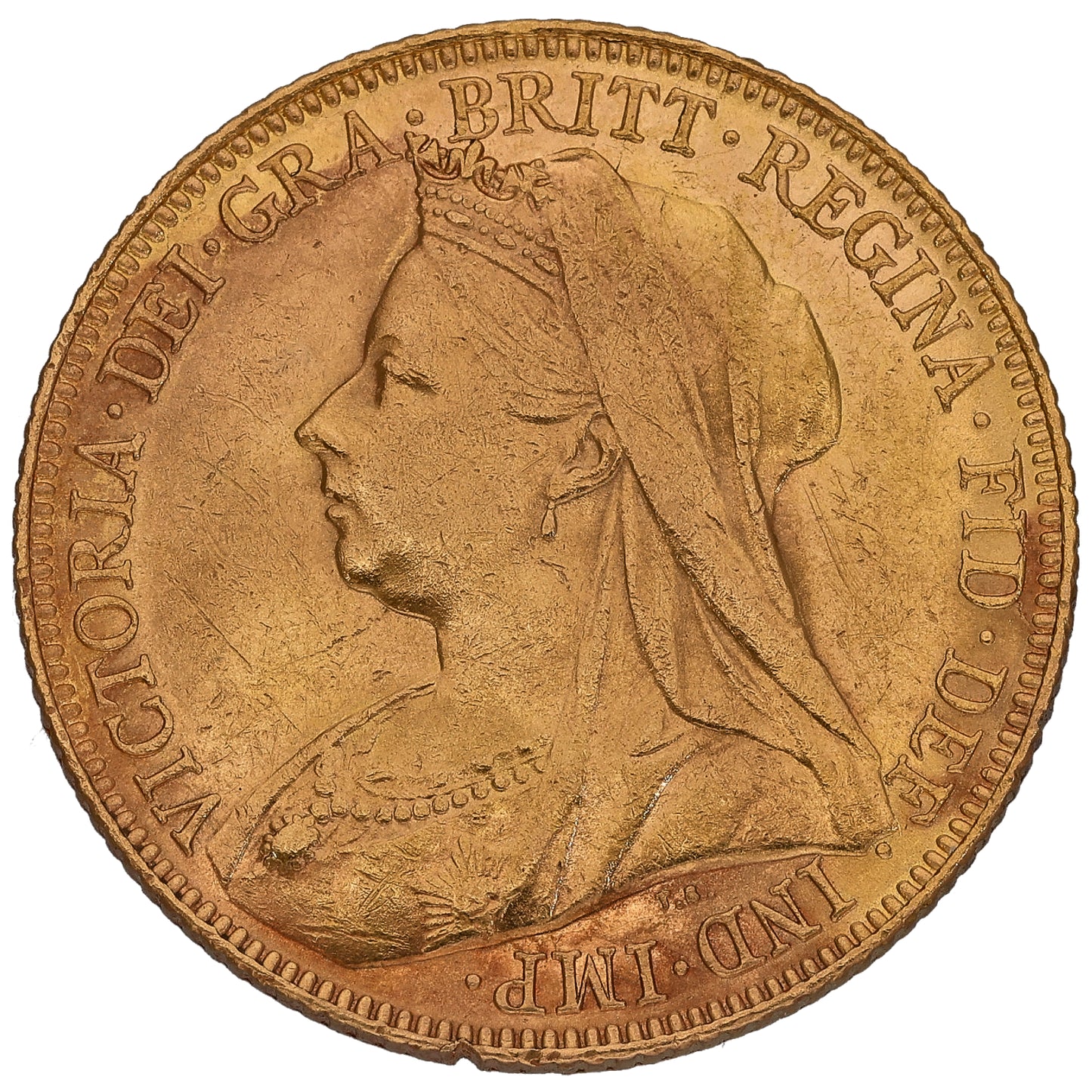 22ct Gold Queen Victoria Full Sovereign Coin 1901