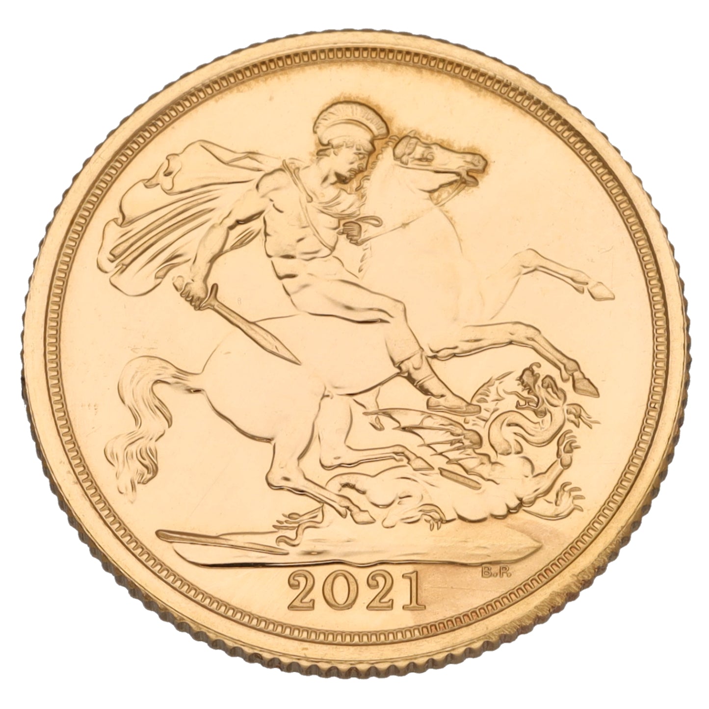 22ct Gold Queen Elizabeth II Full Sovereign Coin 2021