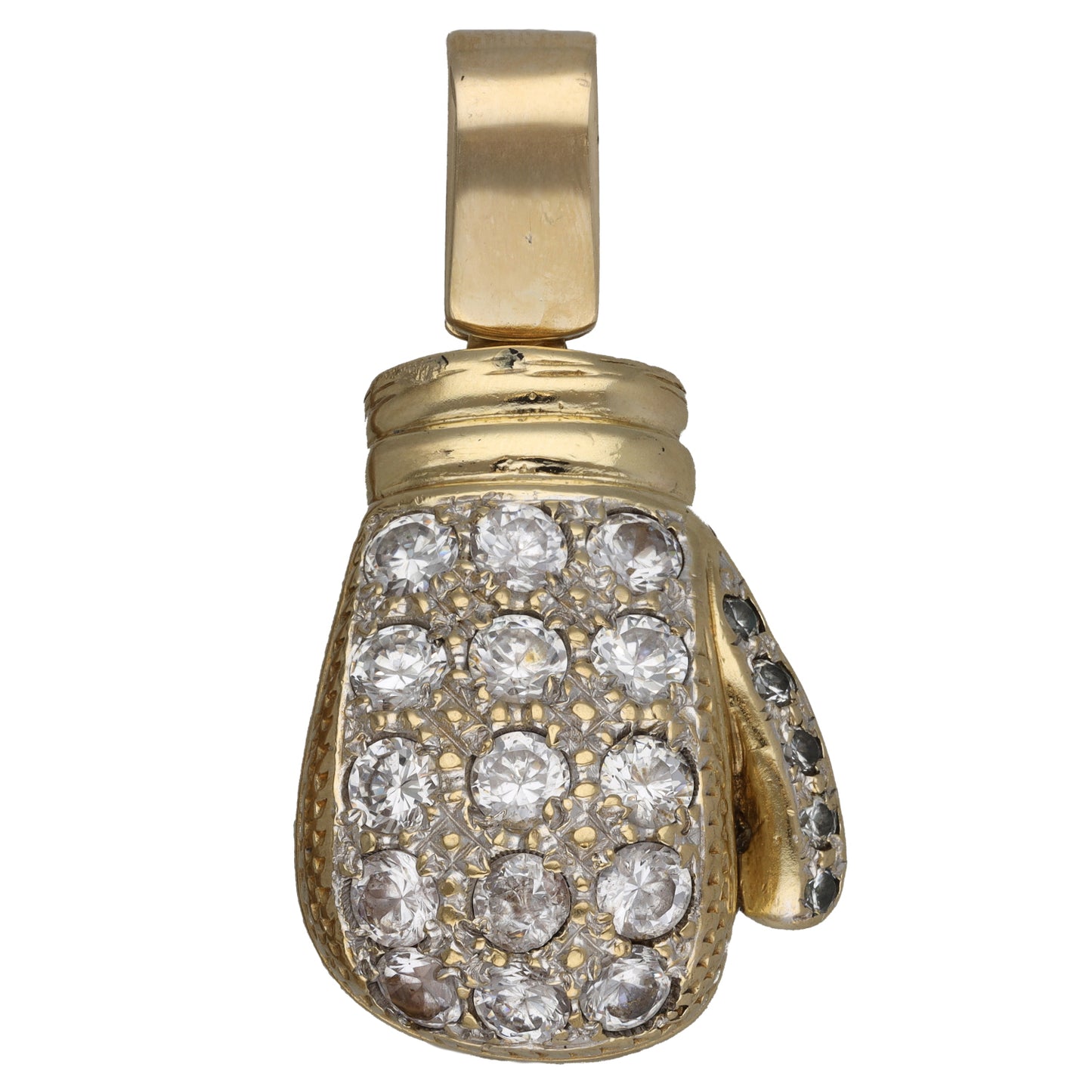 9ct Gold Cubic Zirconia Boxing Glove Pendant