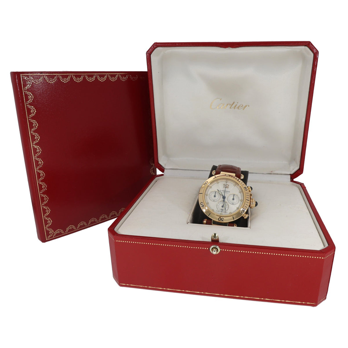 Cartier Pasha W3014051 38mm Gold Watch