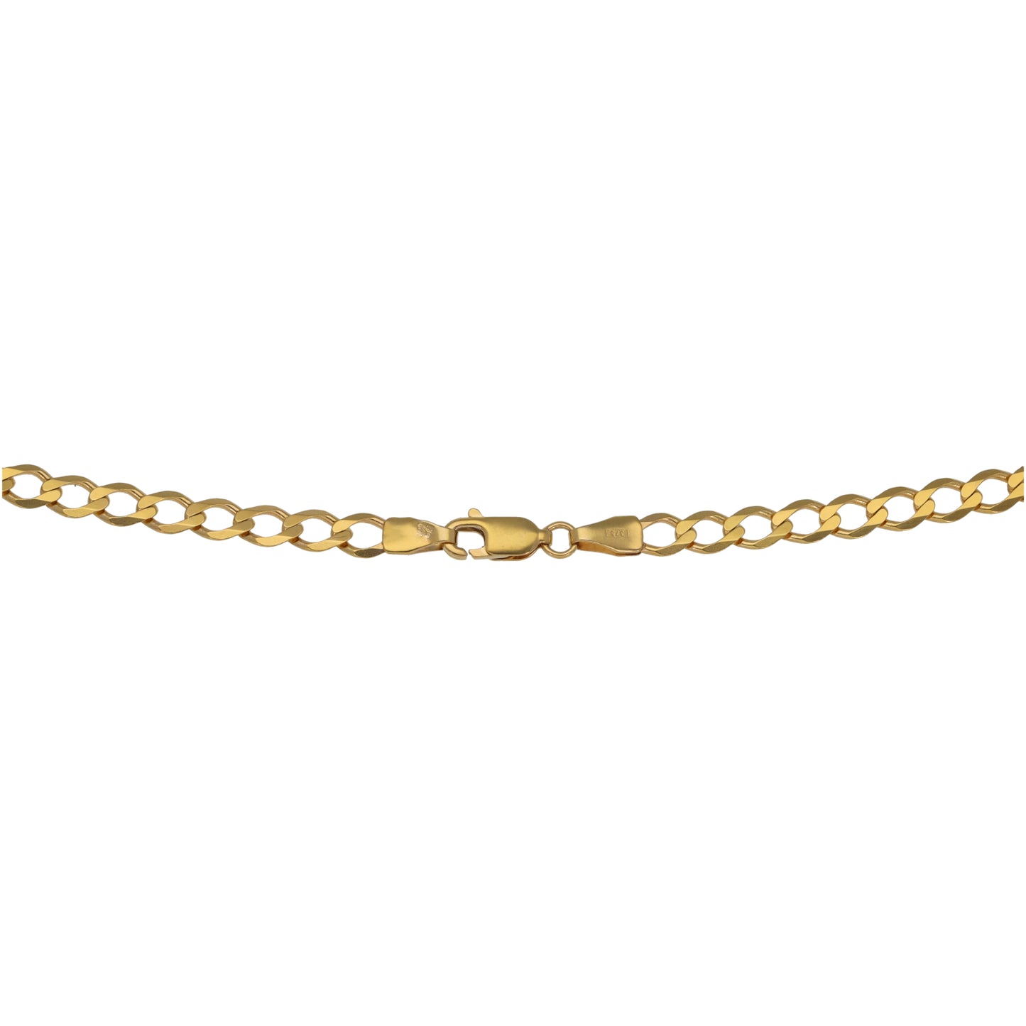 9ct Gold Curb Chain 22"