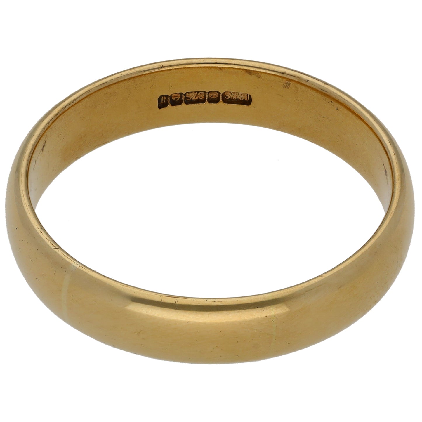 9ct Gold Plain Wedding Ring Size Z+7