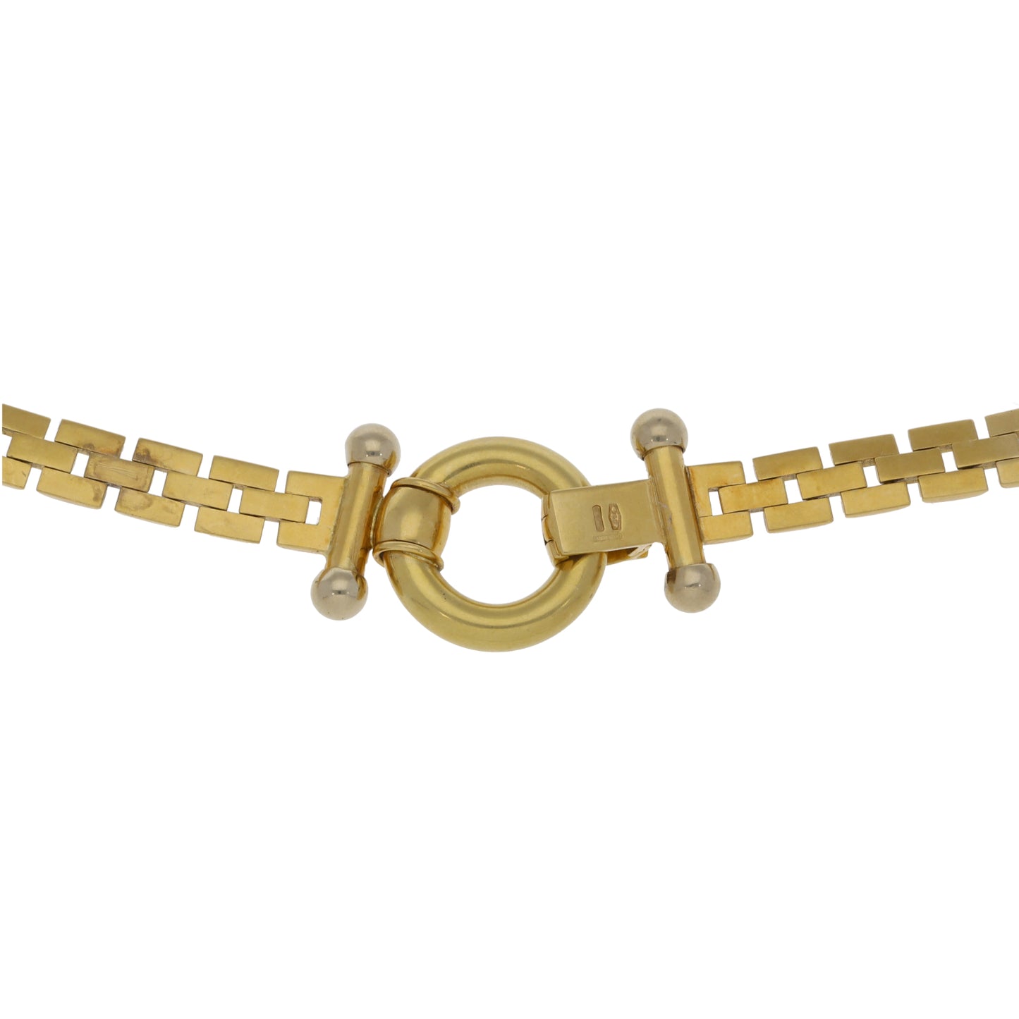 18ct Gold Popcorn Necklace 16"