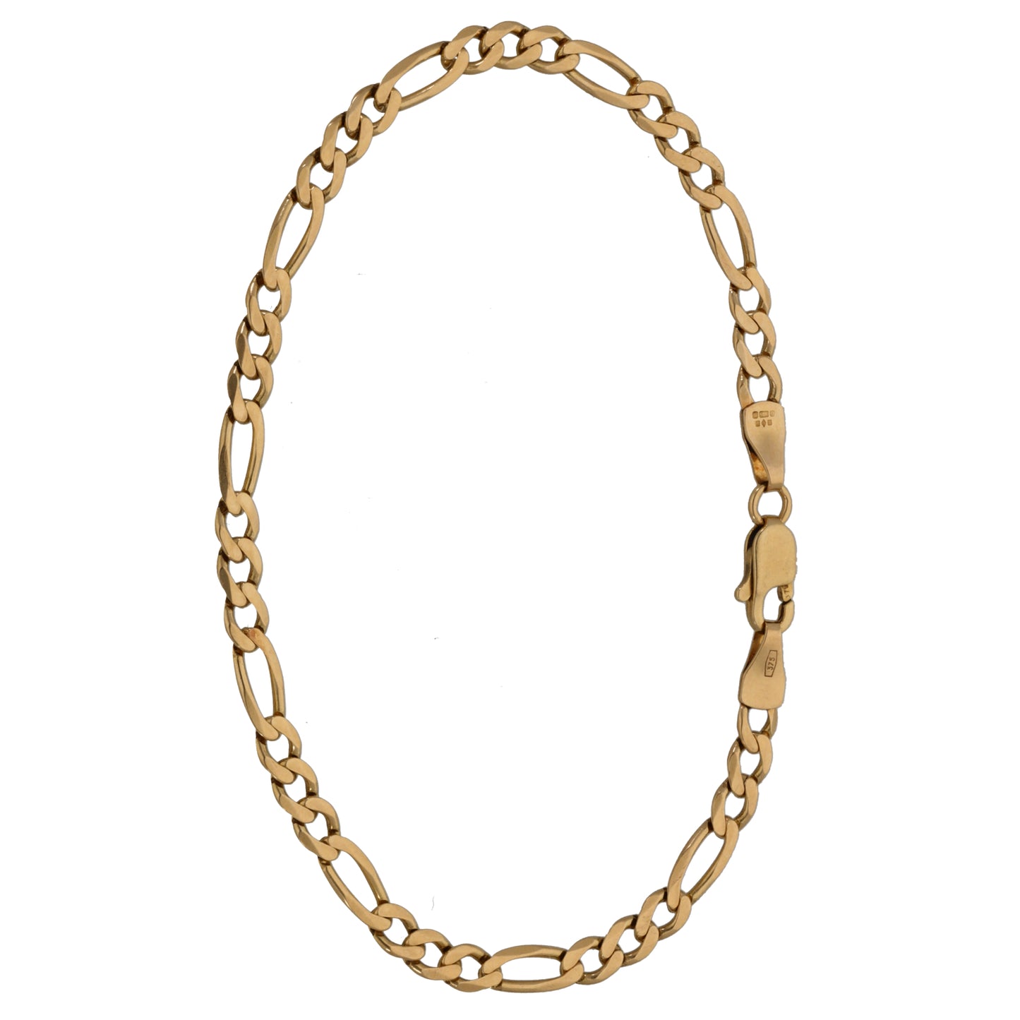 9ct Gold Figaro Bracelet