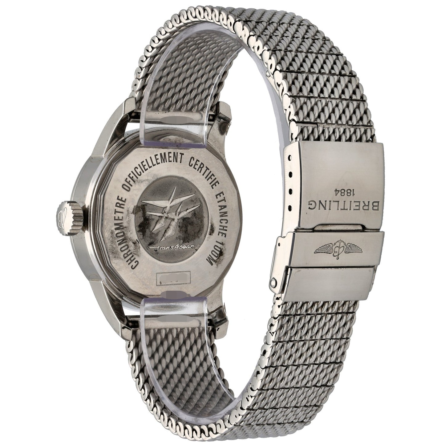 Breitling Transocean A16310 38mm Stainless Steel Watch